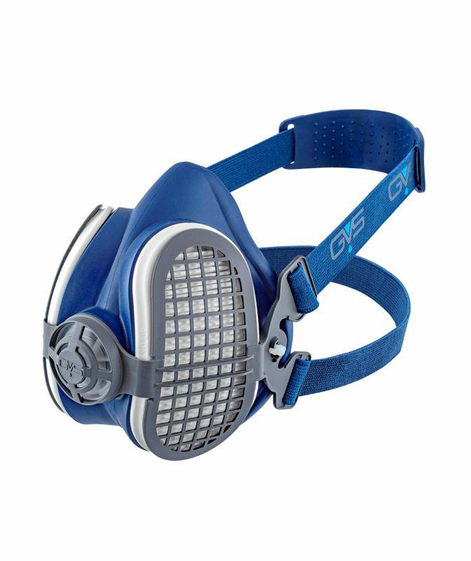 OS GVS Elipse halvmaske, Bl&aring;