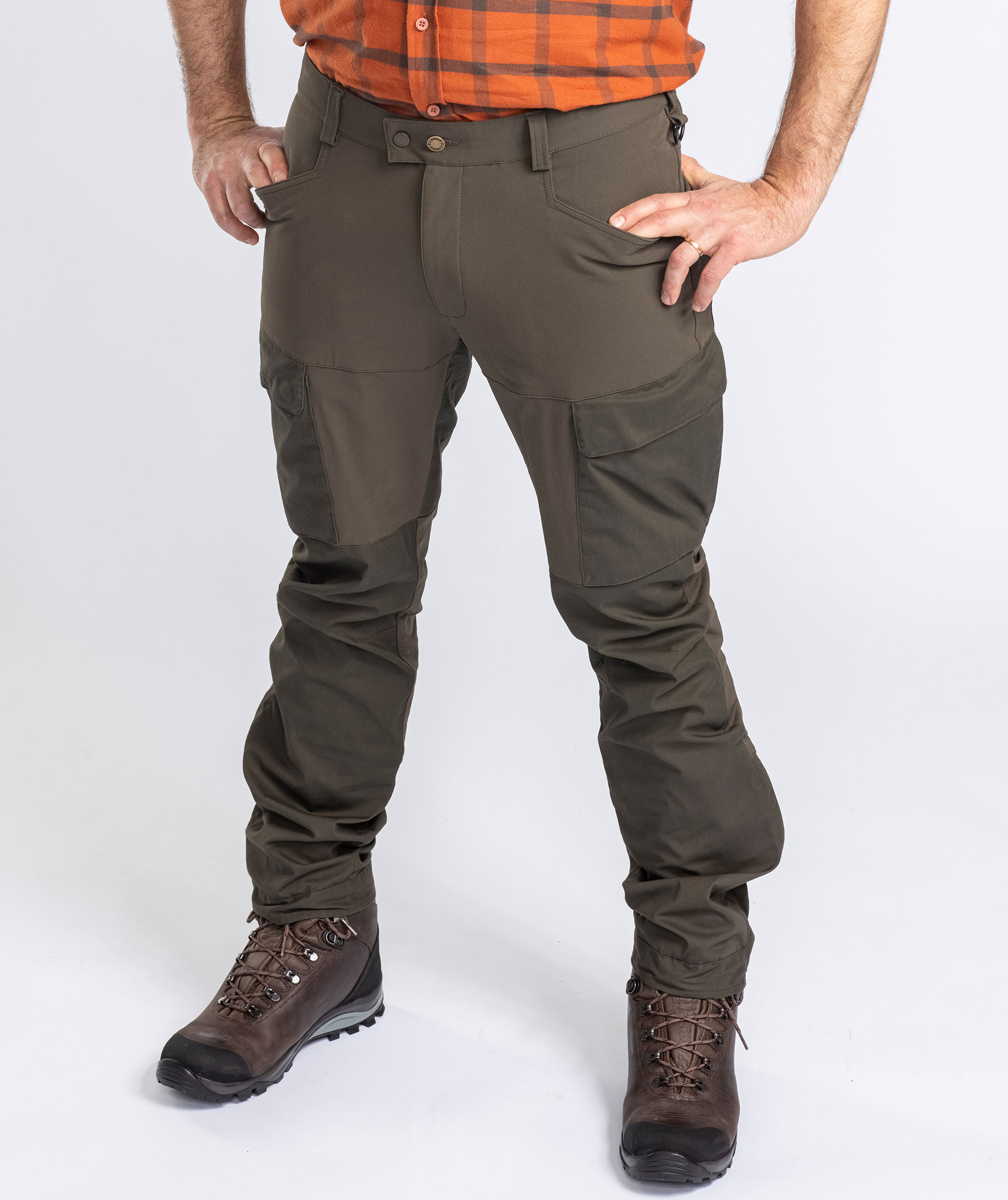 Pinewood Dog Sports Trainer bukser, Moss green, large image number 4