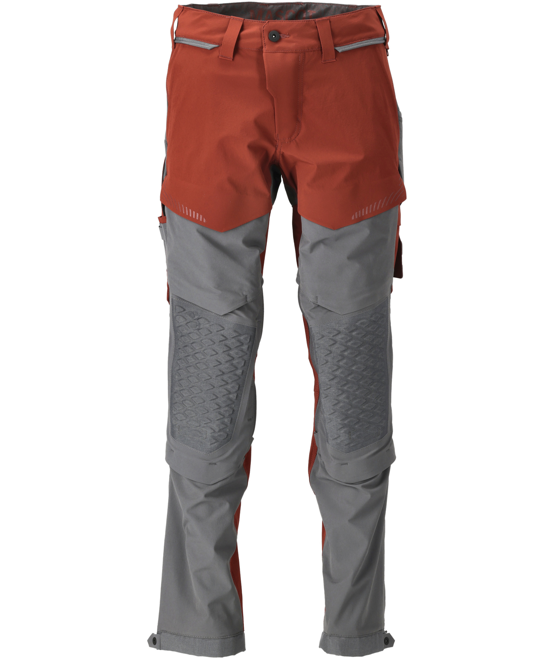 Mascot Customized arbejdsbukser full stretch, Efter&aring;rsr&oslash;d/Stengr&aring;, Efter&aring;rsr&oslash;d/Stengr&aring;, swatch