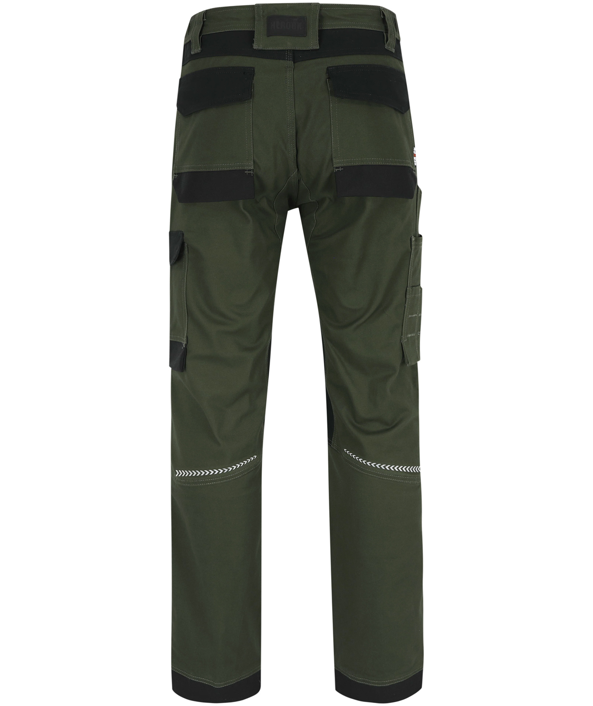 HEROCK Xeni arbetsbyxa, Dark Khaki/Black, large image number 2