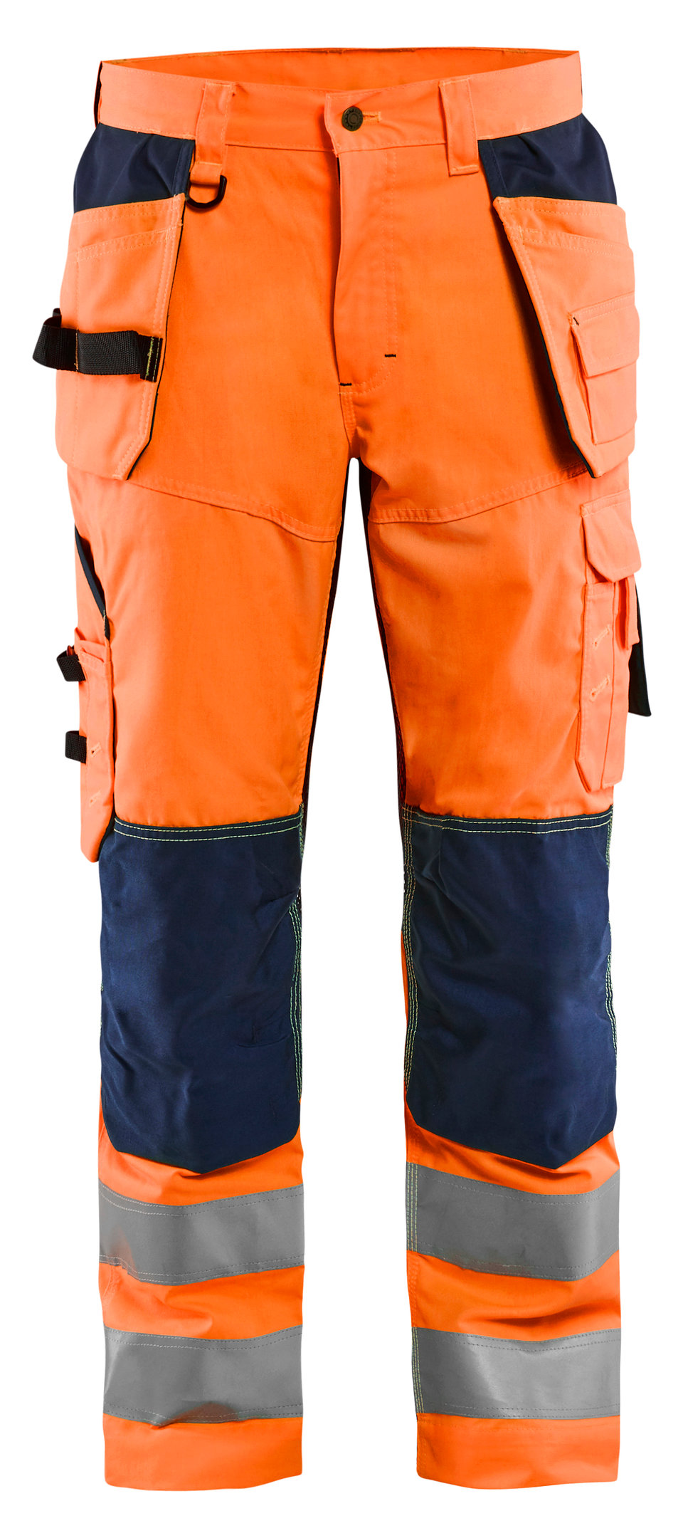 Bl&aring;kl&auml;der h&aring;ndv&aelig;rkerbukser, Hi-vis&nbsp;Orange/Marine, Hi-vis&nbsp;Orange/Marine, swatch