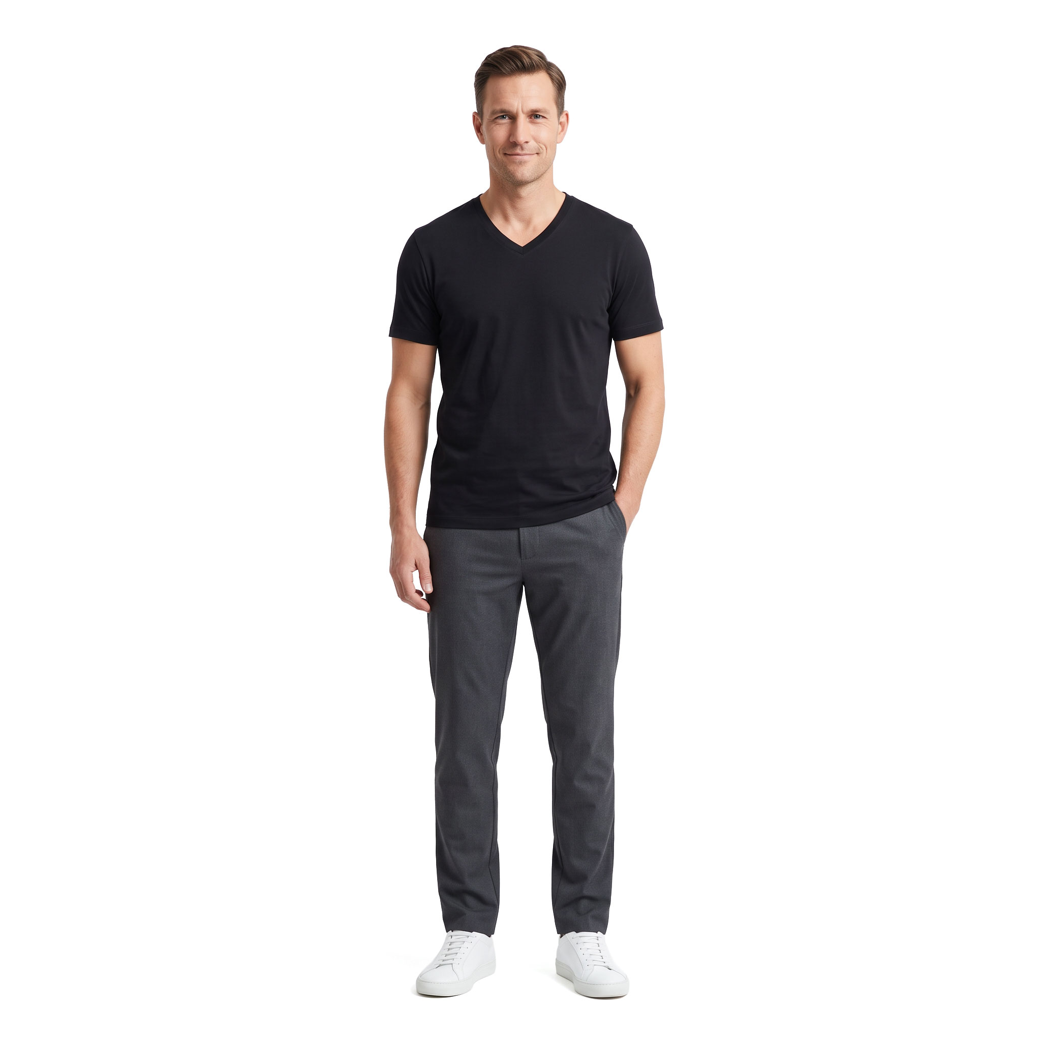 Tee Jays T-Shirt, Schwarz, large image number 2