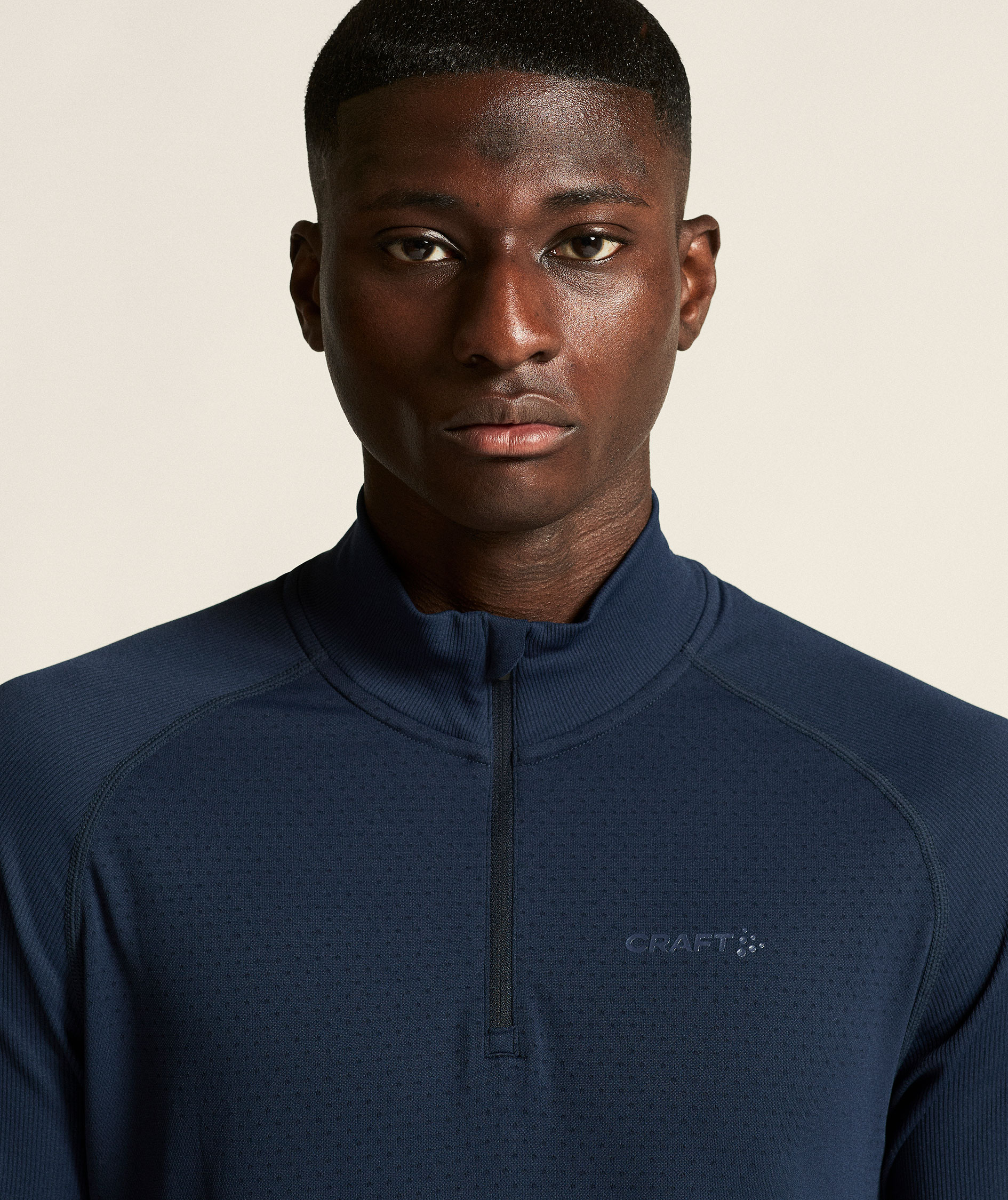 Craft Active Comfort 2 half zip baselayer sweater, Blaze, large image number 3