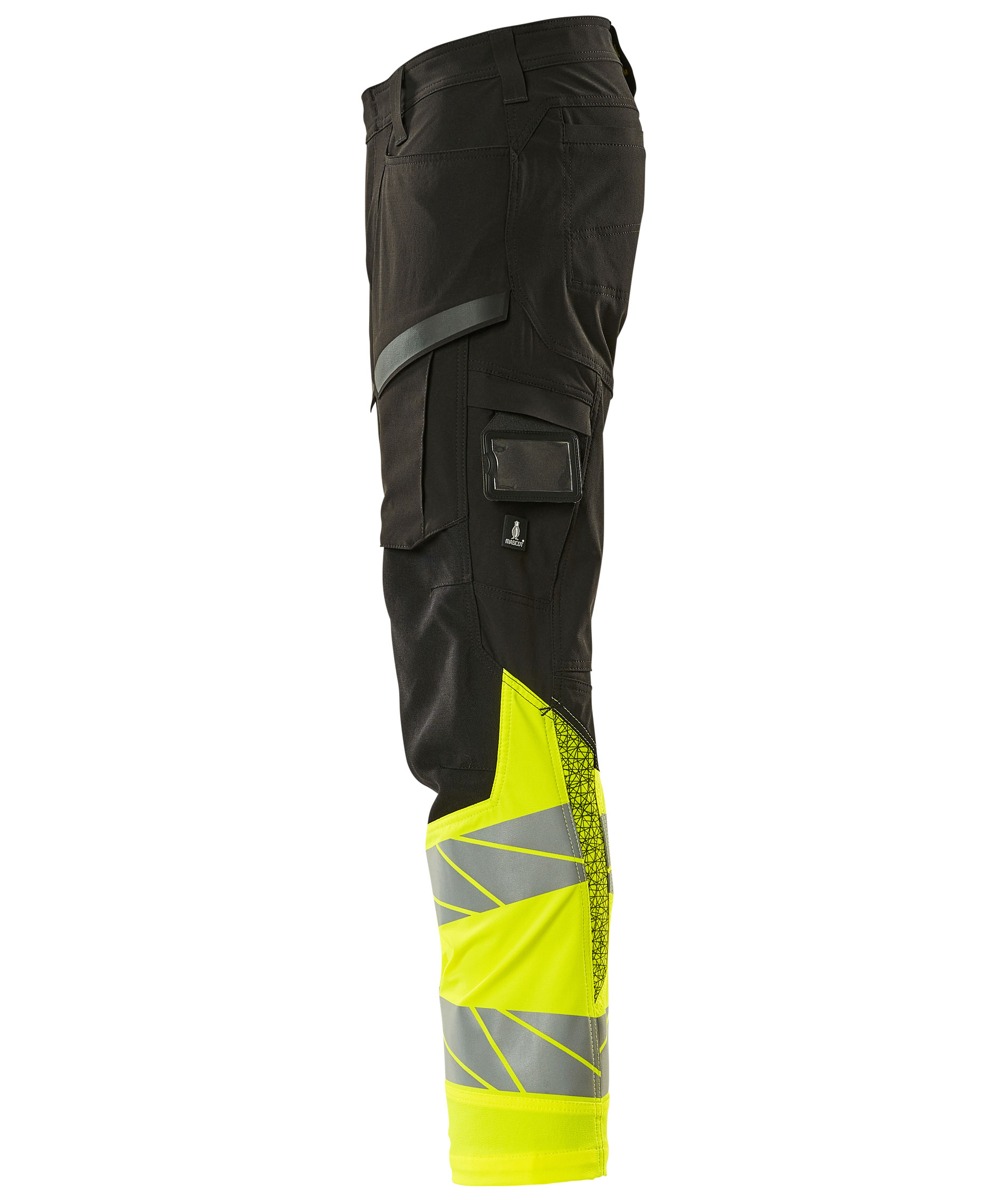 Mascot Accelerate Safe Diensthose full stretch, Schwarz/Hi-Vis Gelb, large image number 3
