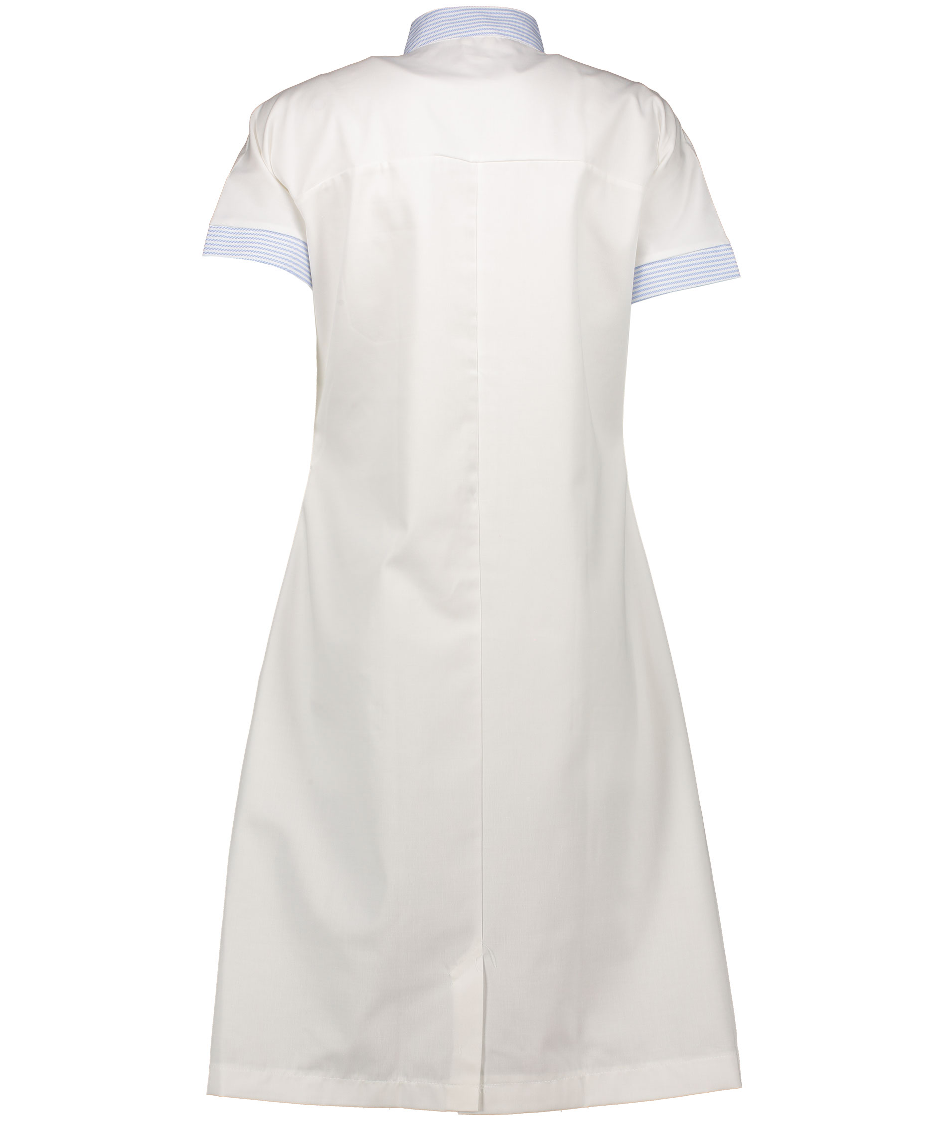 Borch Textile kjole, Hvid/Bl&aring;&nbsp;Stribet