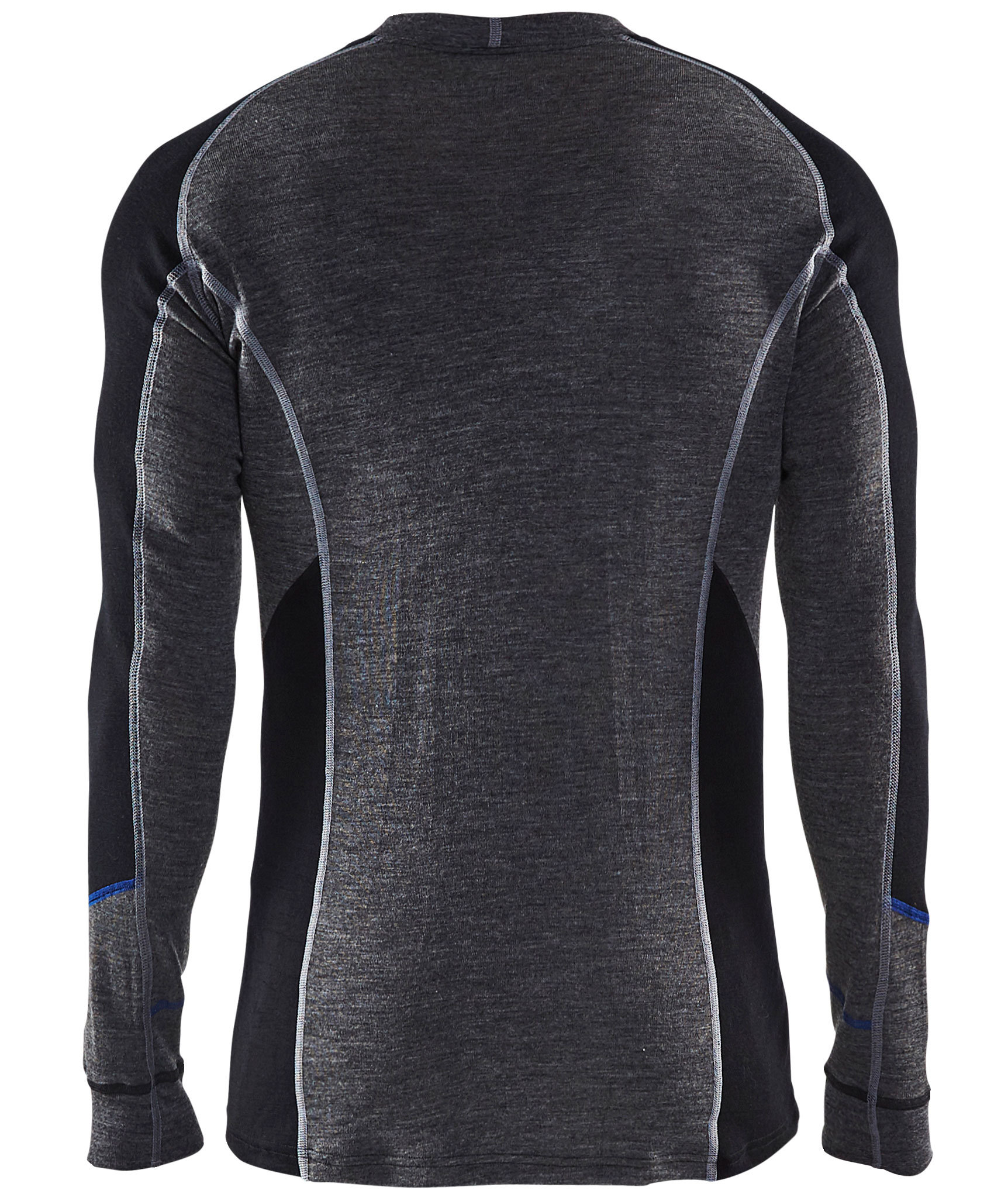 Bl&aring;kl&auml;der WARM termoundertr&oslash;je med merinould, Gr&aring;/Sort