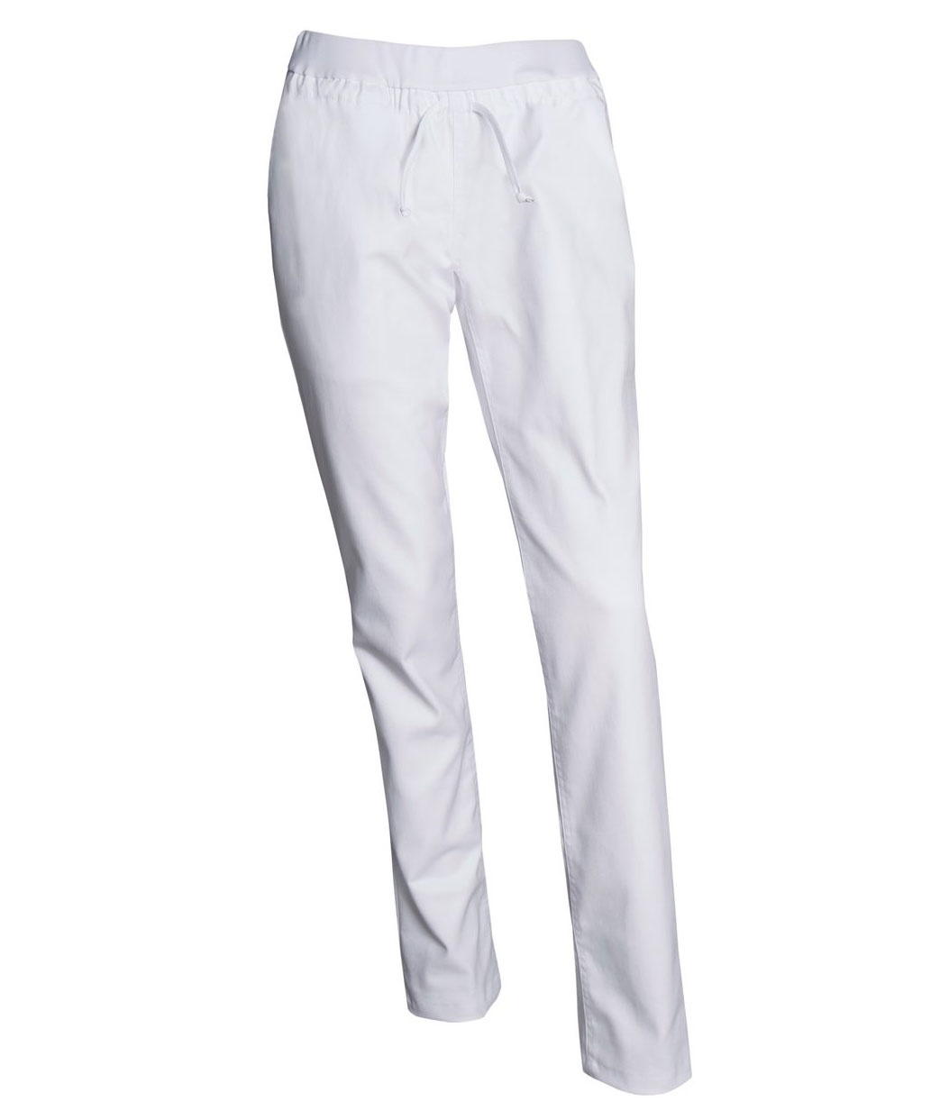 Nybo Workwear Harmony Pull-on bukser benl&aelig;ngde 82 cm, Hvid