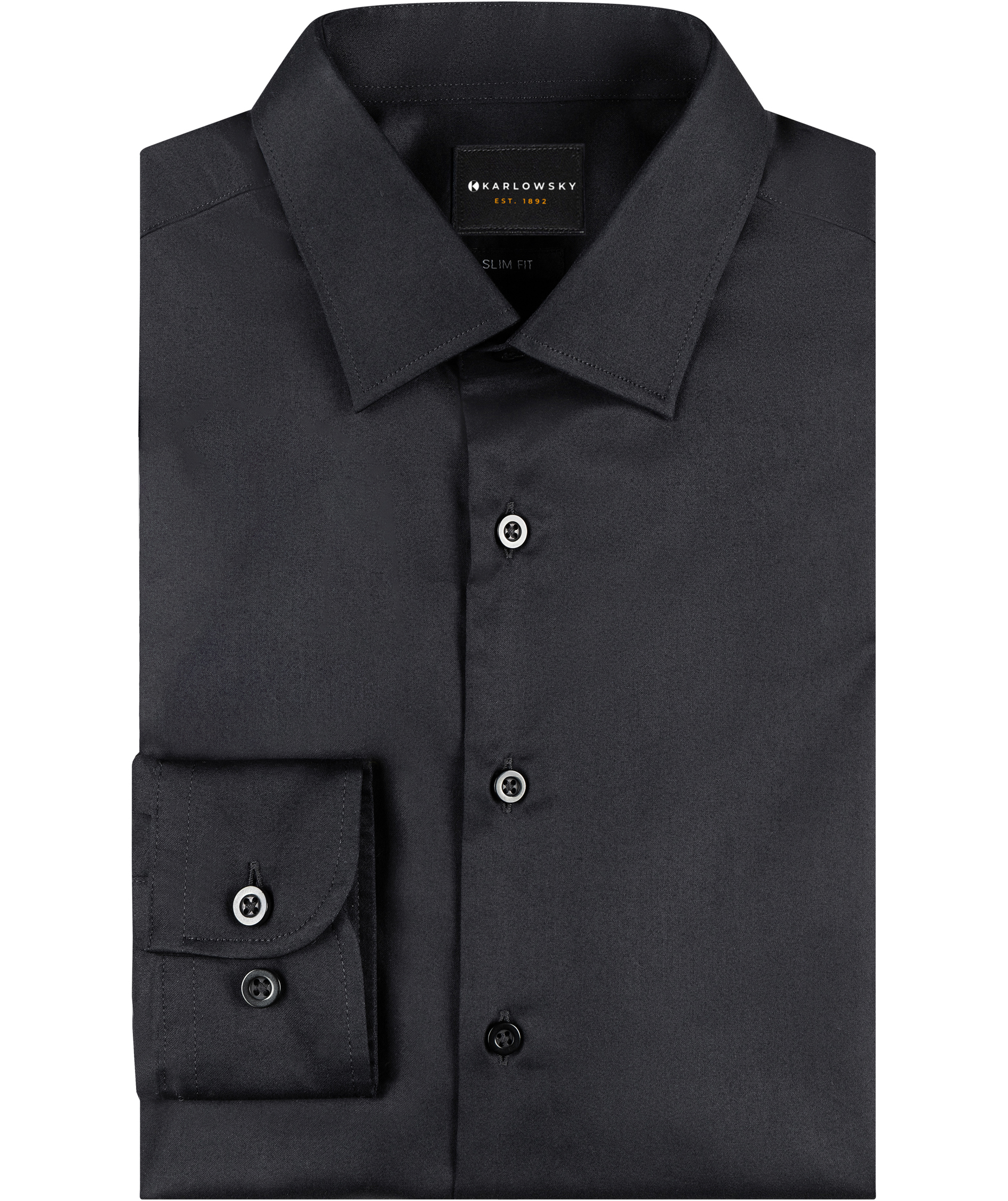 Karlowsky Stretch dameskjorte, Black, large image number 5