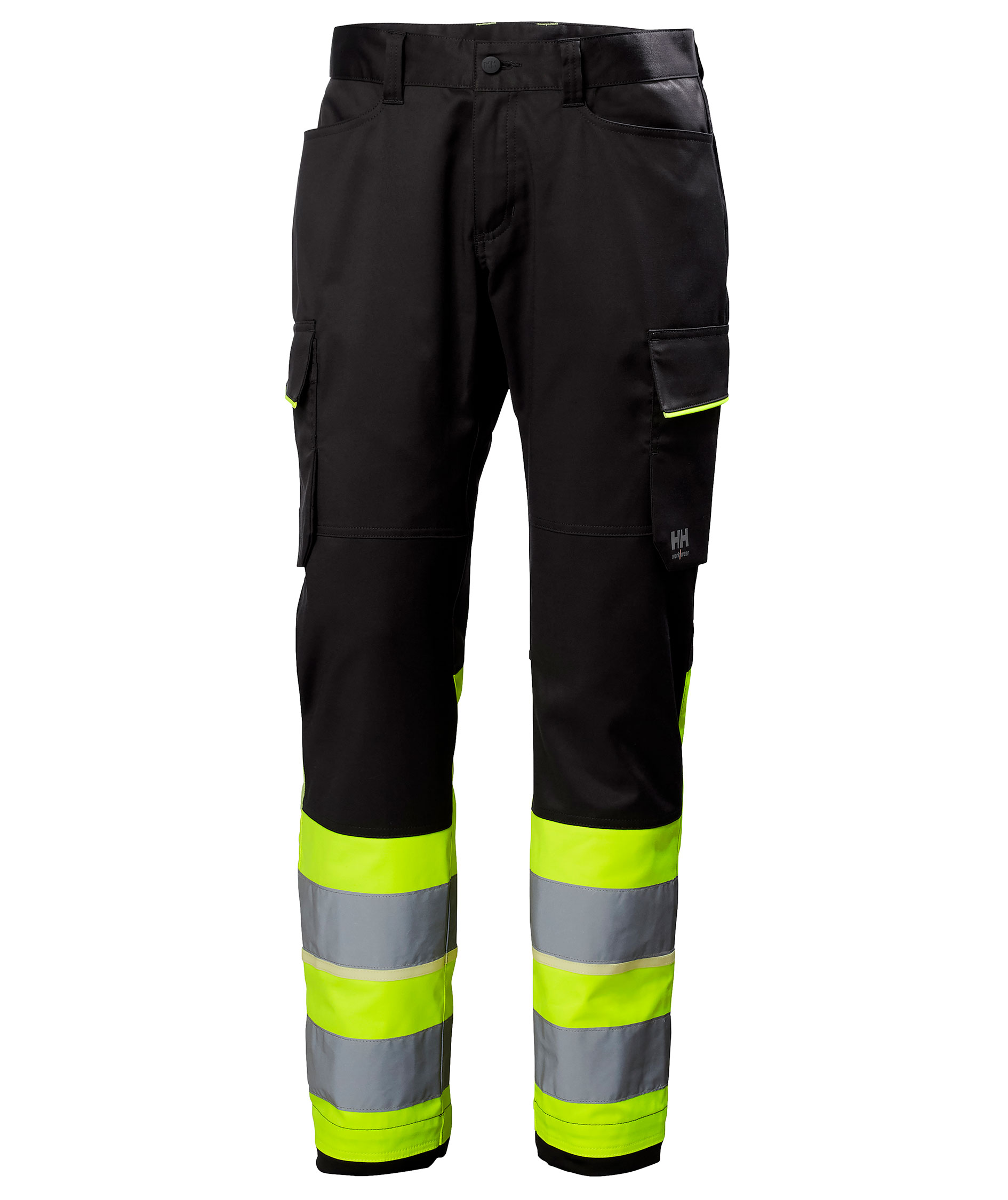 Helly Hansen UC-ME cargobukser, Hi-vis Gul/Ebony