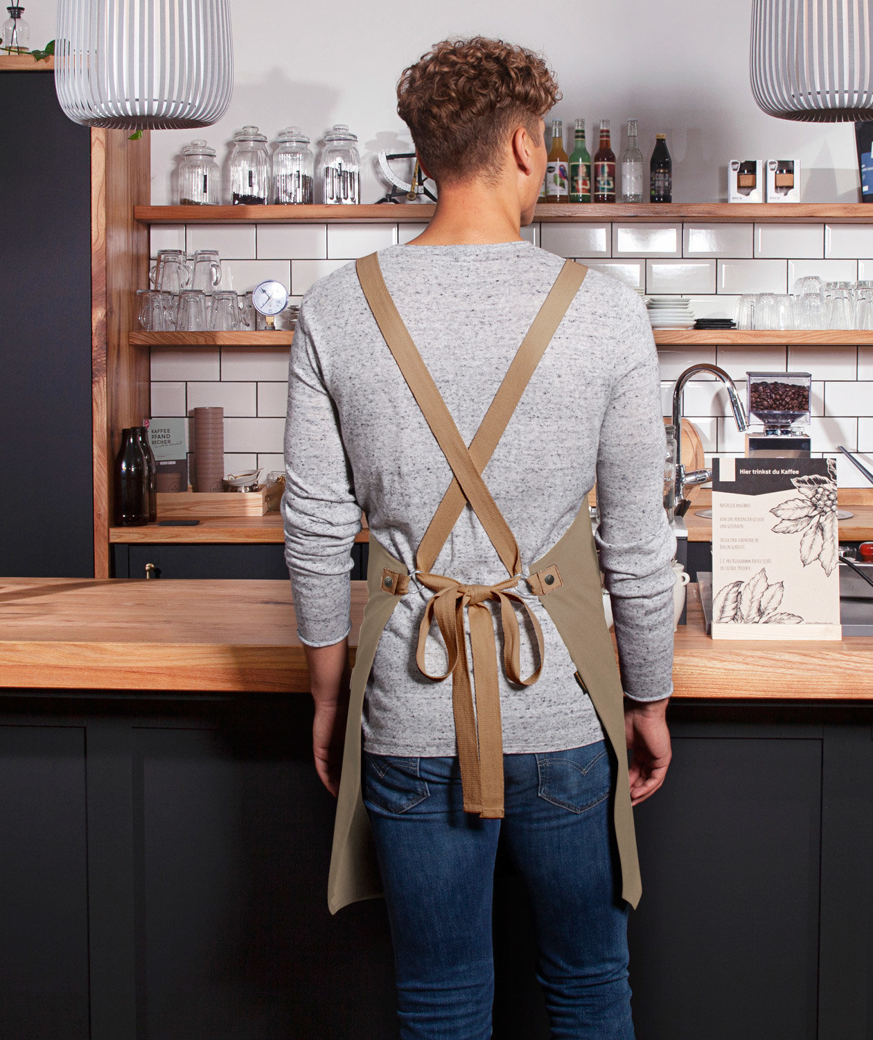 Karlowsky br&ouml;stlappsf&ouml;rkl&auml;de med ficka, Urban-look, Pebble grey, Pebble grey, large image number 3