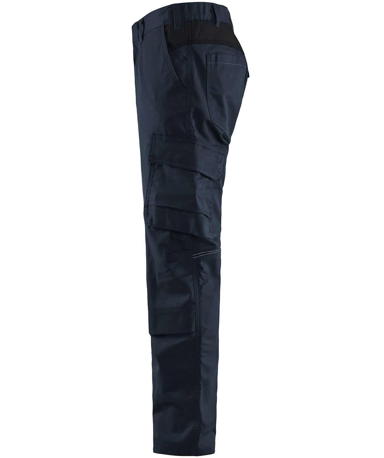 Bl&aring;kl&auml;der arbejdsbukser, M&oslash;rk Marinebl&aring;/Sort, large image number 2