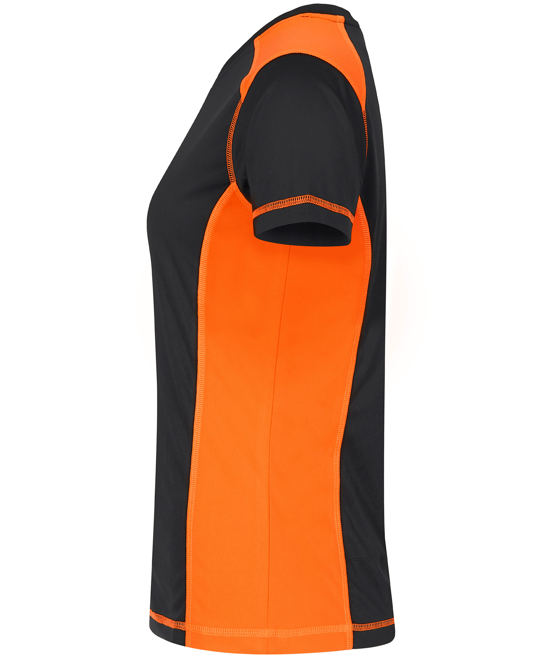 Clique Ambition-T T-shirt dam, Visibility Orange, Visibility Orange, large image number 3