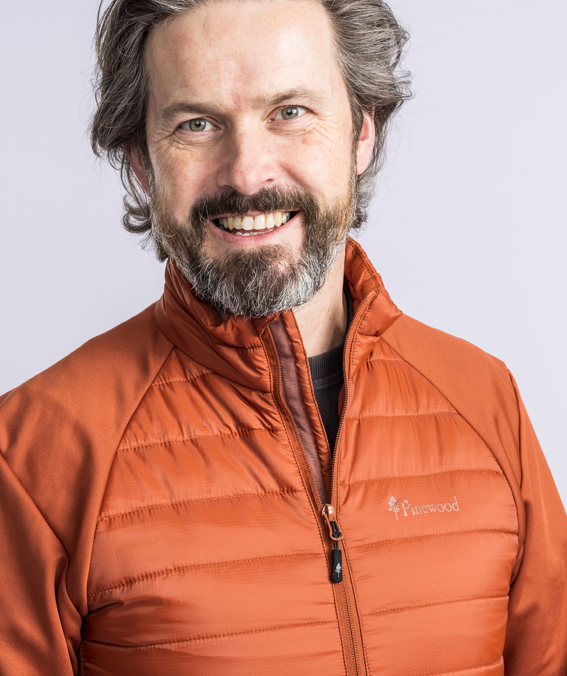 Pinewood Finnveden Hybrid Power fleecejakke, Terracotta, large image number 5