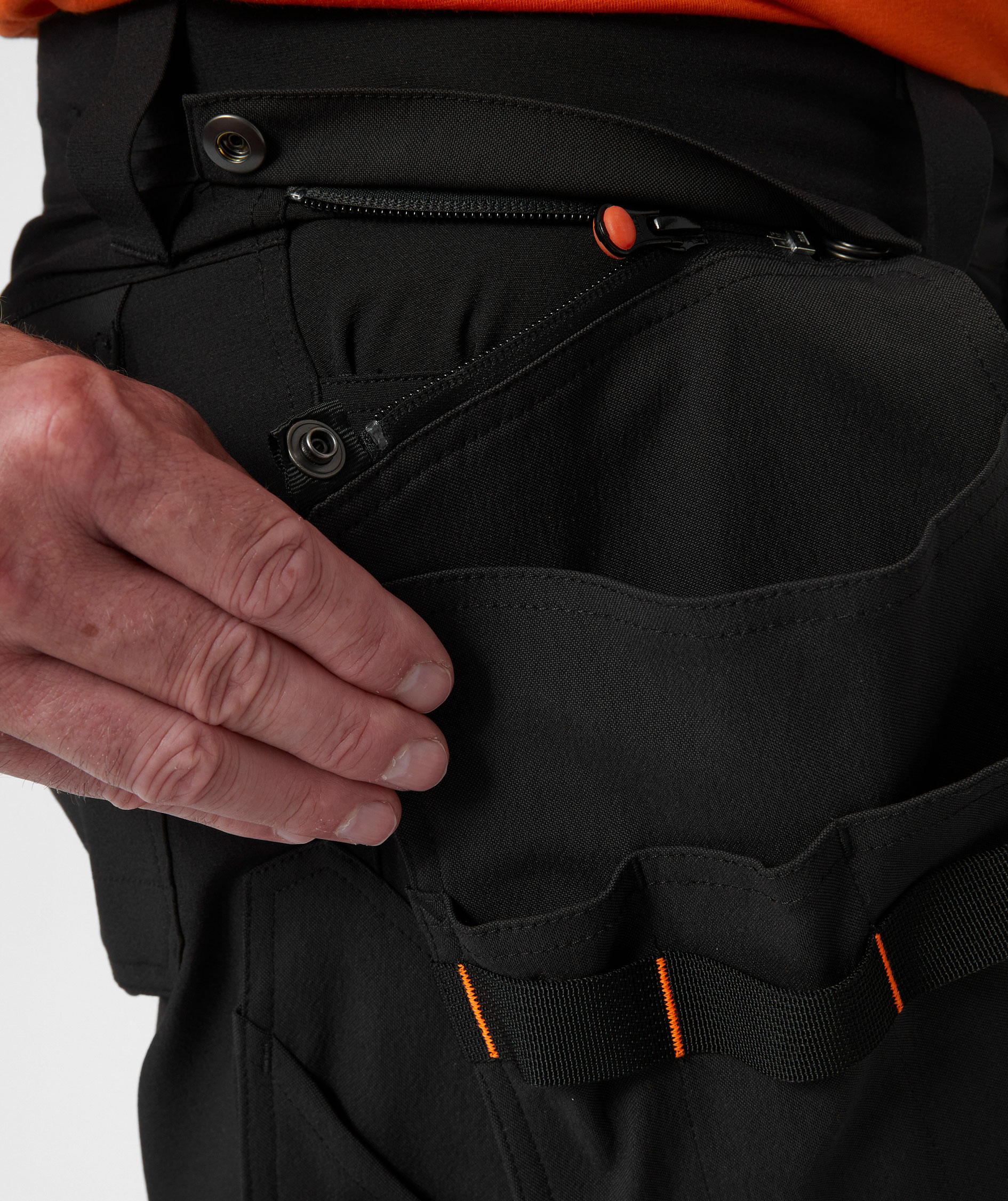 Helly Hansen Kensington h&aring;ndverksbukse Full stretch, Svart, large image number 7