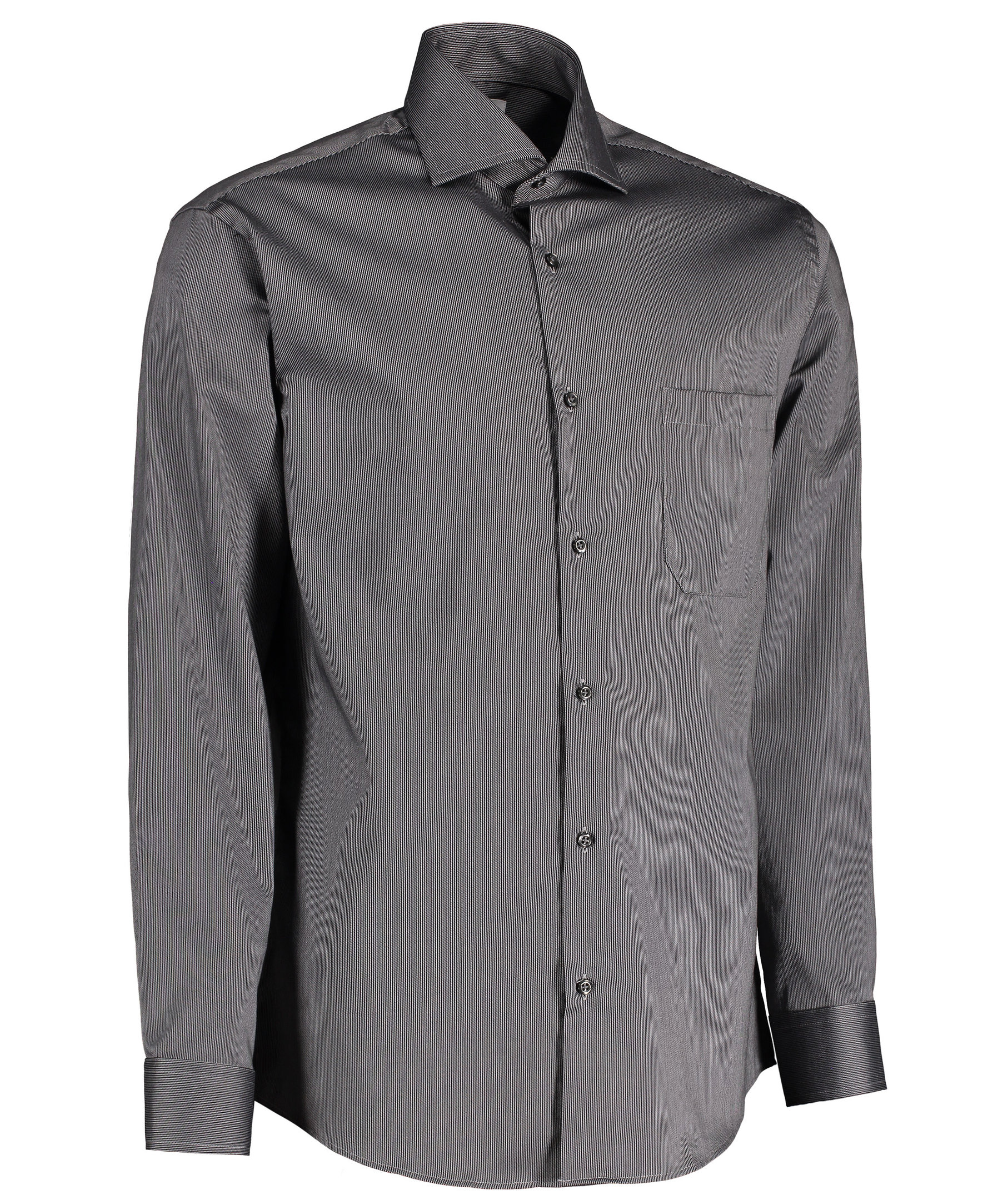 Seven Seas Fine Twill California modern fit shirt, Dark Grey, large image number 2