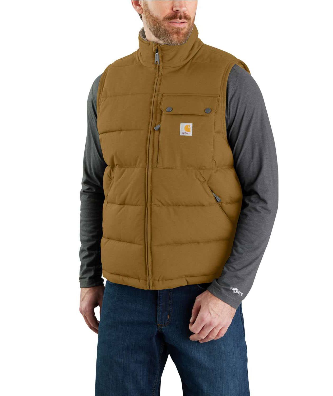 Carhartt Midweight foret vest, Oak Brown