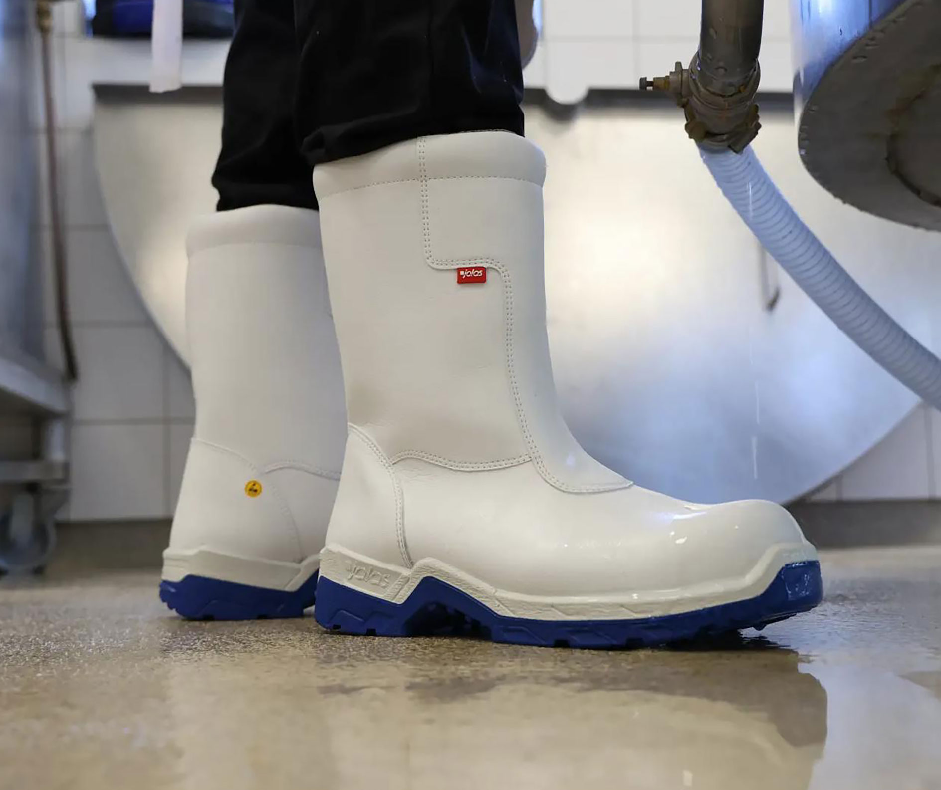 Jalas 1440 clean safety boots S2, White/Blue, large image number 2