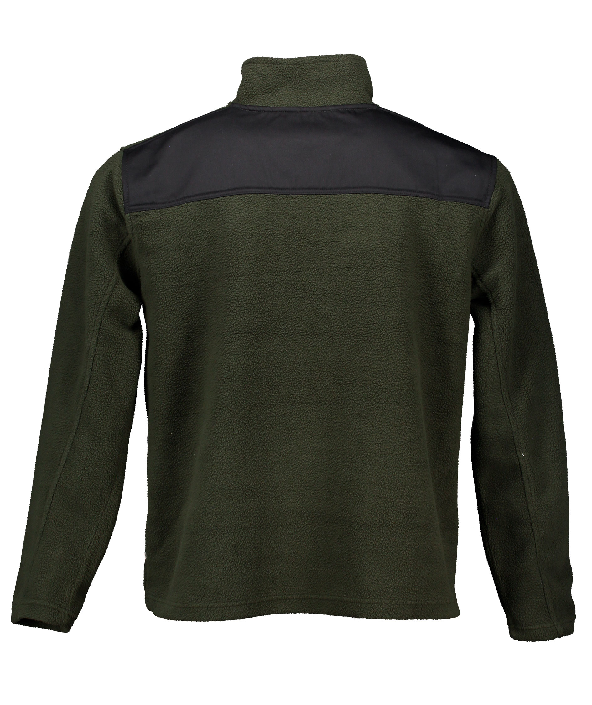 Terrax fibre pile pullover, Black/Dark Green