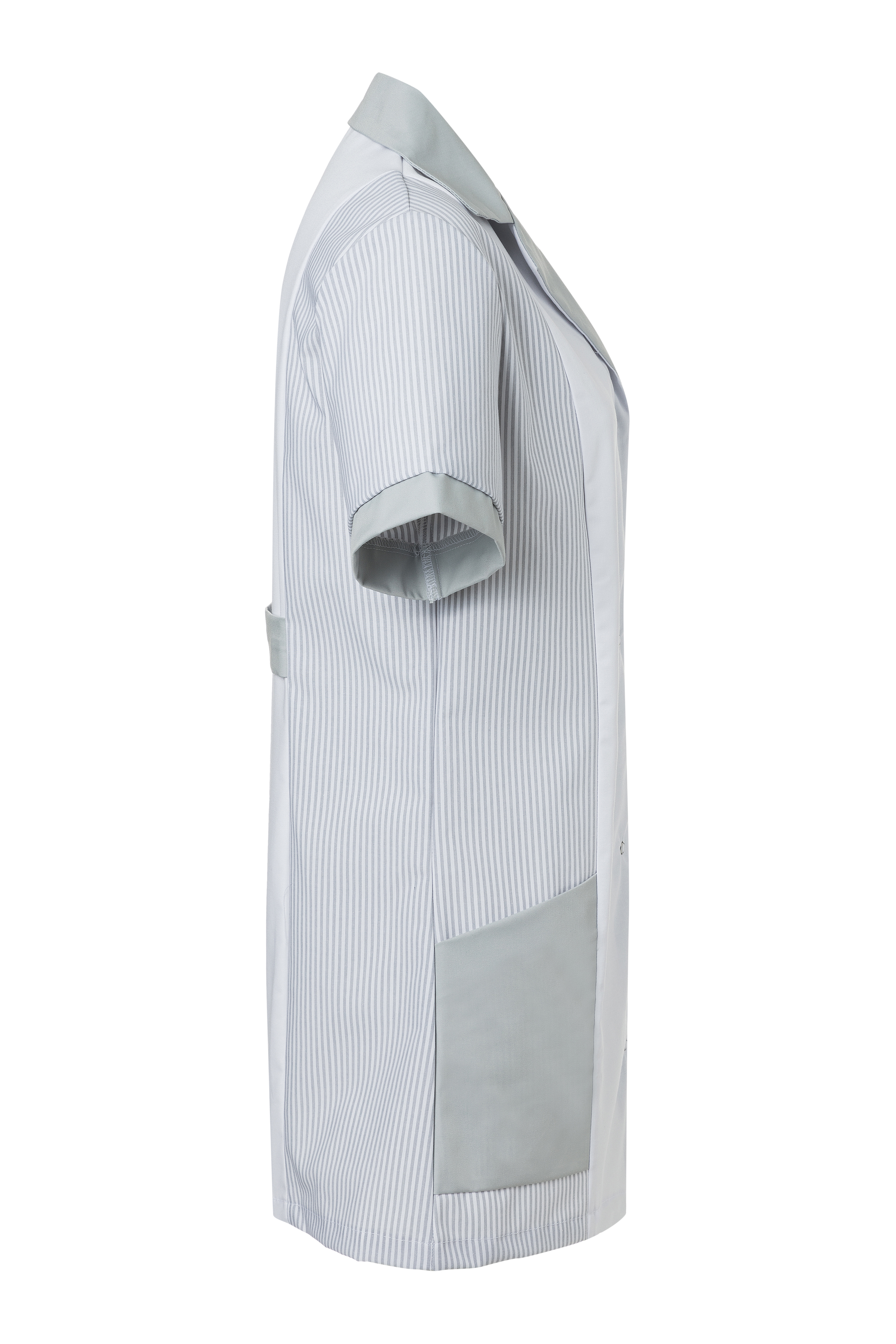 Karlowsky Penelope kurz&auml;rmeliger Damen-Tunika, White/light grey, large image number 4