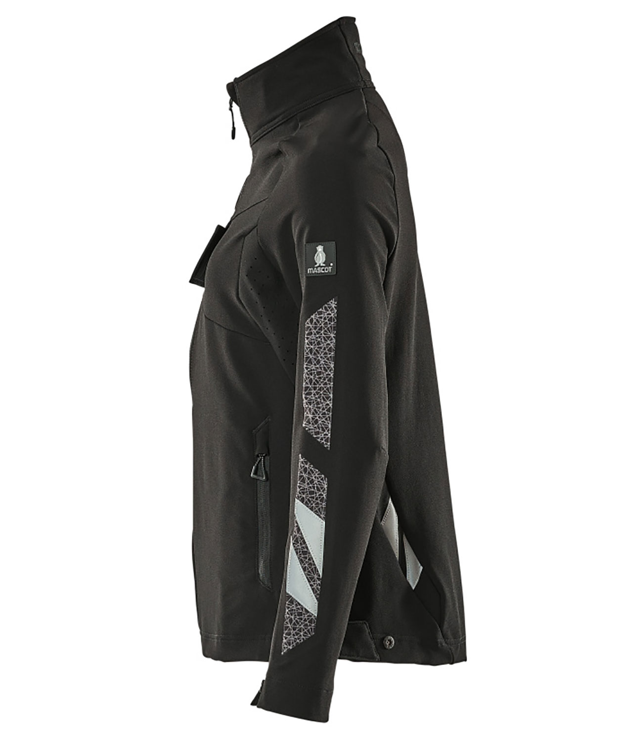 Mascot Accelerate dame jakke full stretch, Svart, large image number 3