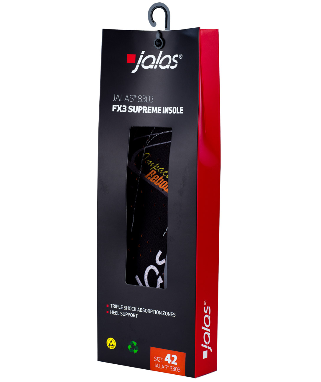 Jalas FX3 Supreme innersula, Svart/Gr&aring;, large image number 2