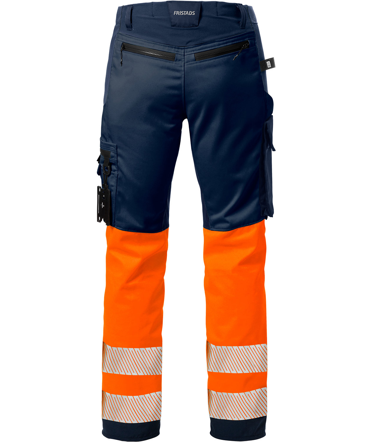 Fristads arbejdsbukser 2705 PLU, Marine/Hi-Vis Orange, large image number 1