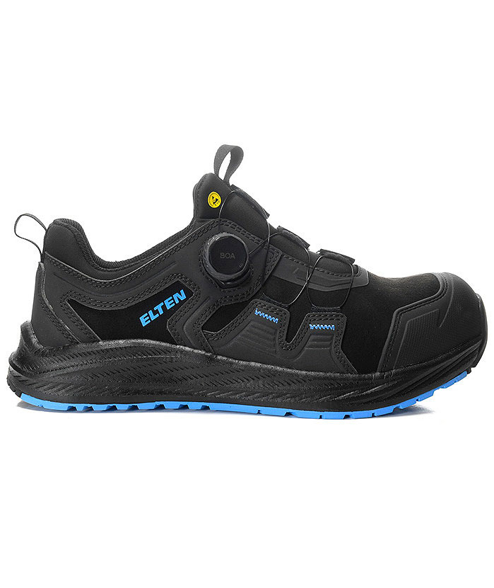 Elten Ivar XXNF sikkerhedssko S3S, Black/Blue