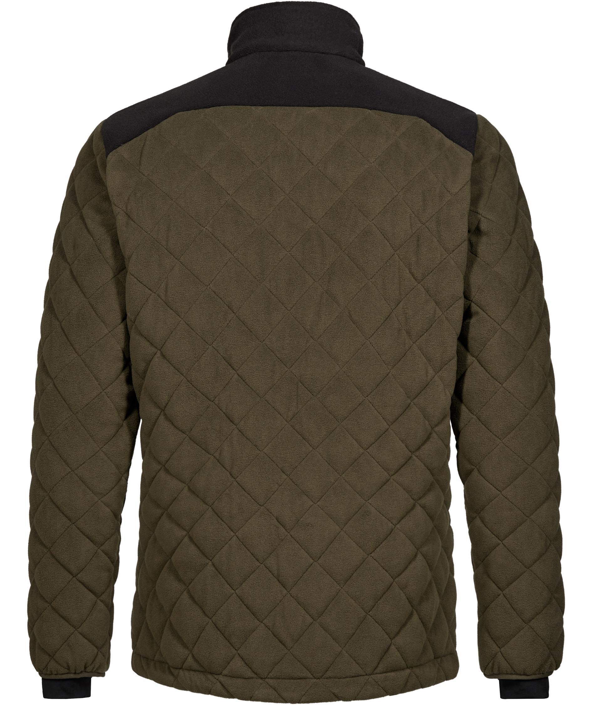 Engel Entire vadderad fleecejacka, Forest Green/Black, large image number 3