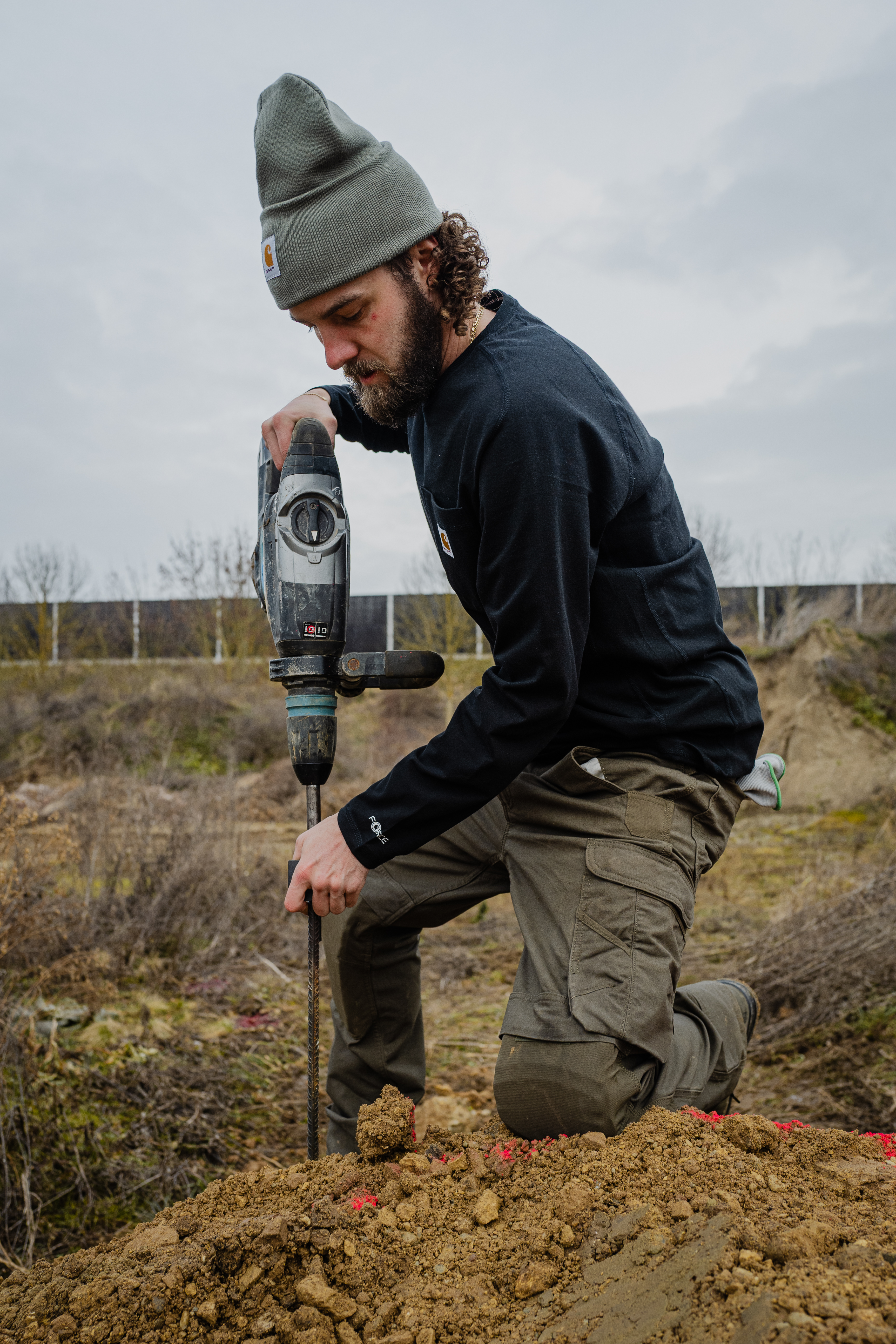 Carhartt Steel Rugged Flex cargo Arbeitshose, Tarmac, large image number 3