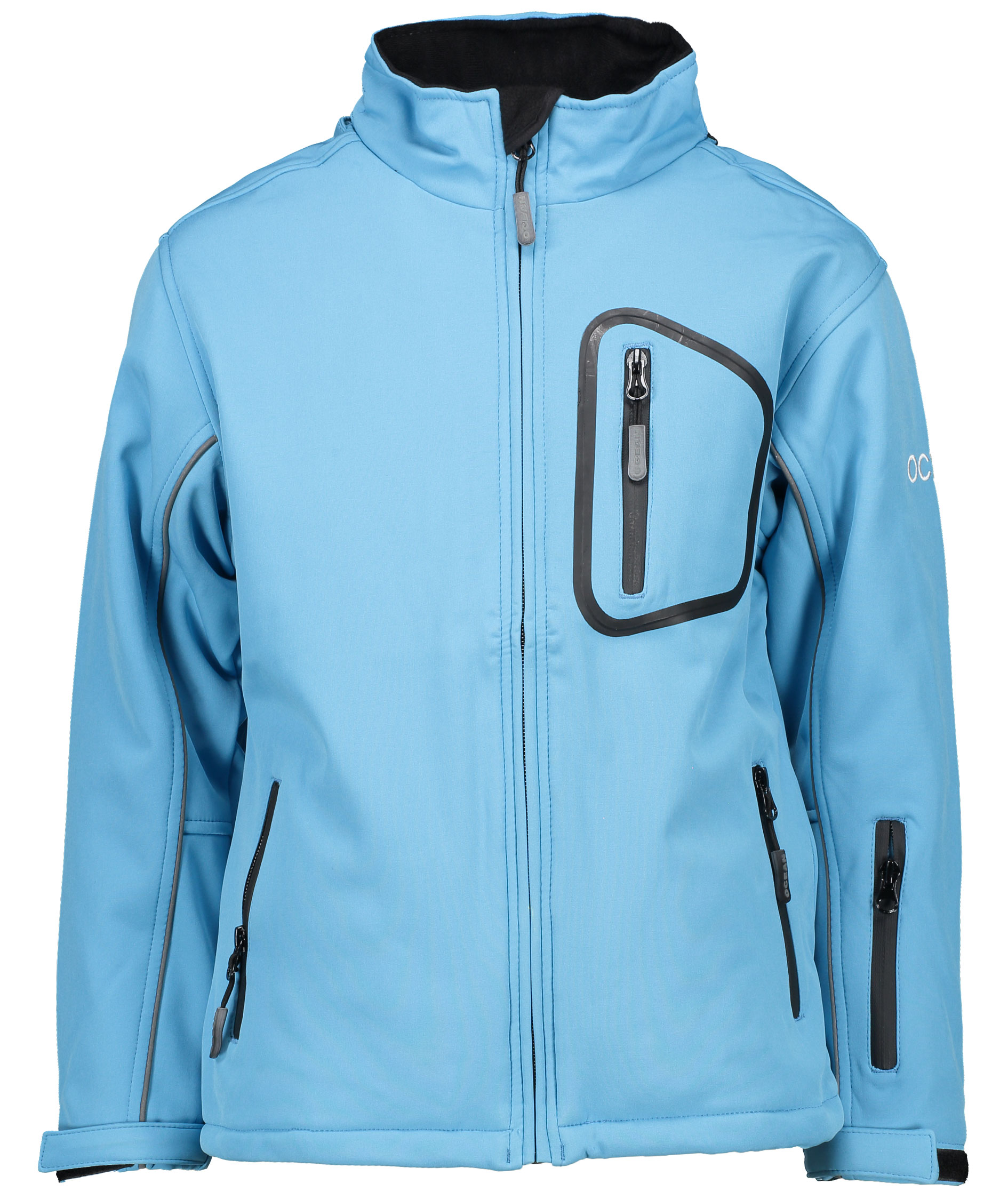 Ocean softshelljacka till barn, Ljus Bl&aring;