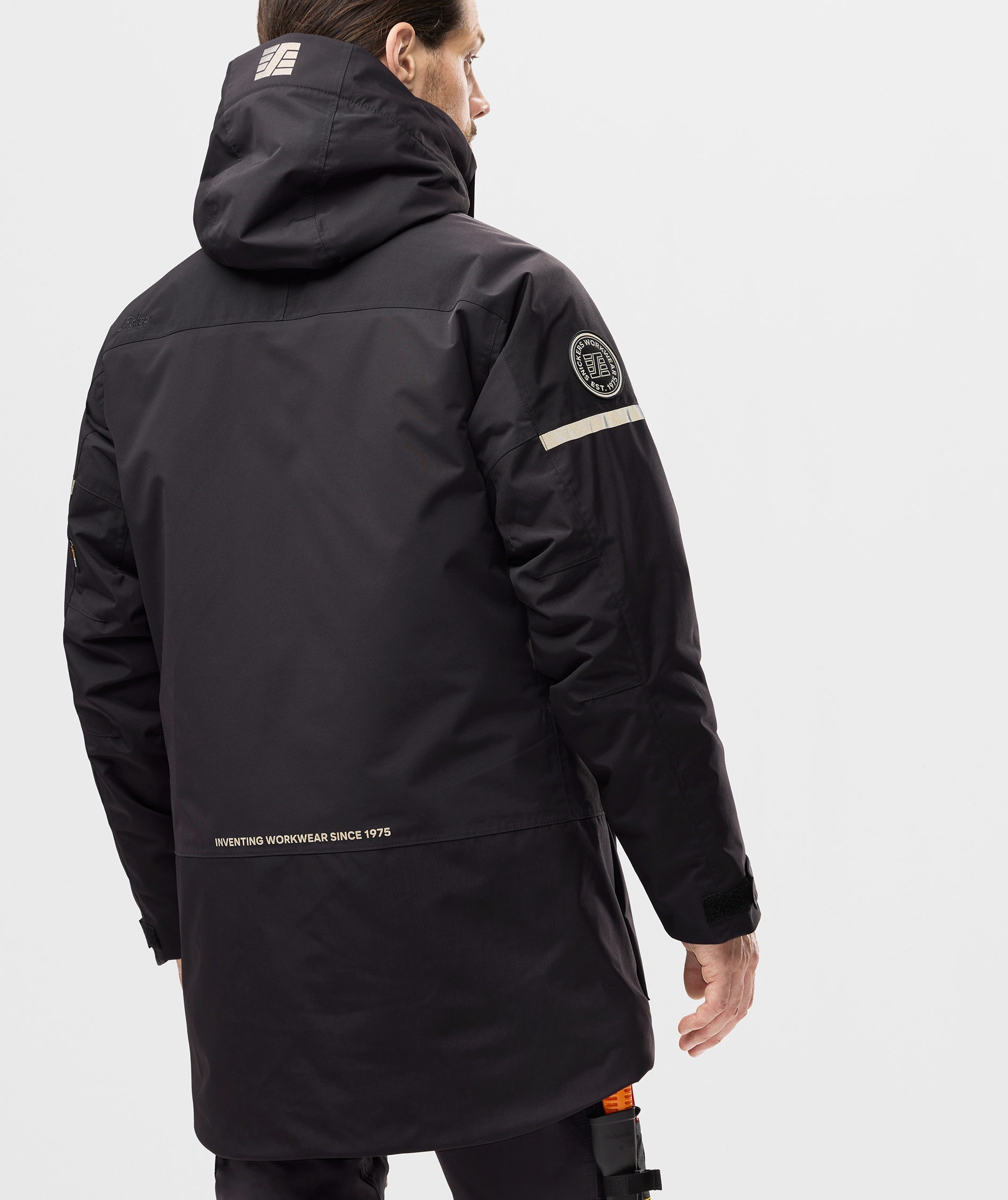 Snickers AllroundWork parkas 1801, Black, large image number 3