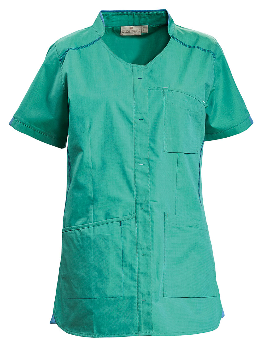 Nybo Workwear Sporty women's tunic, Green, Green, swatch