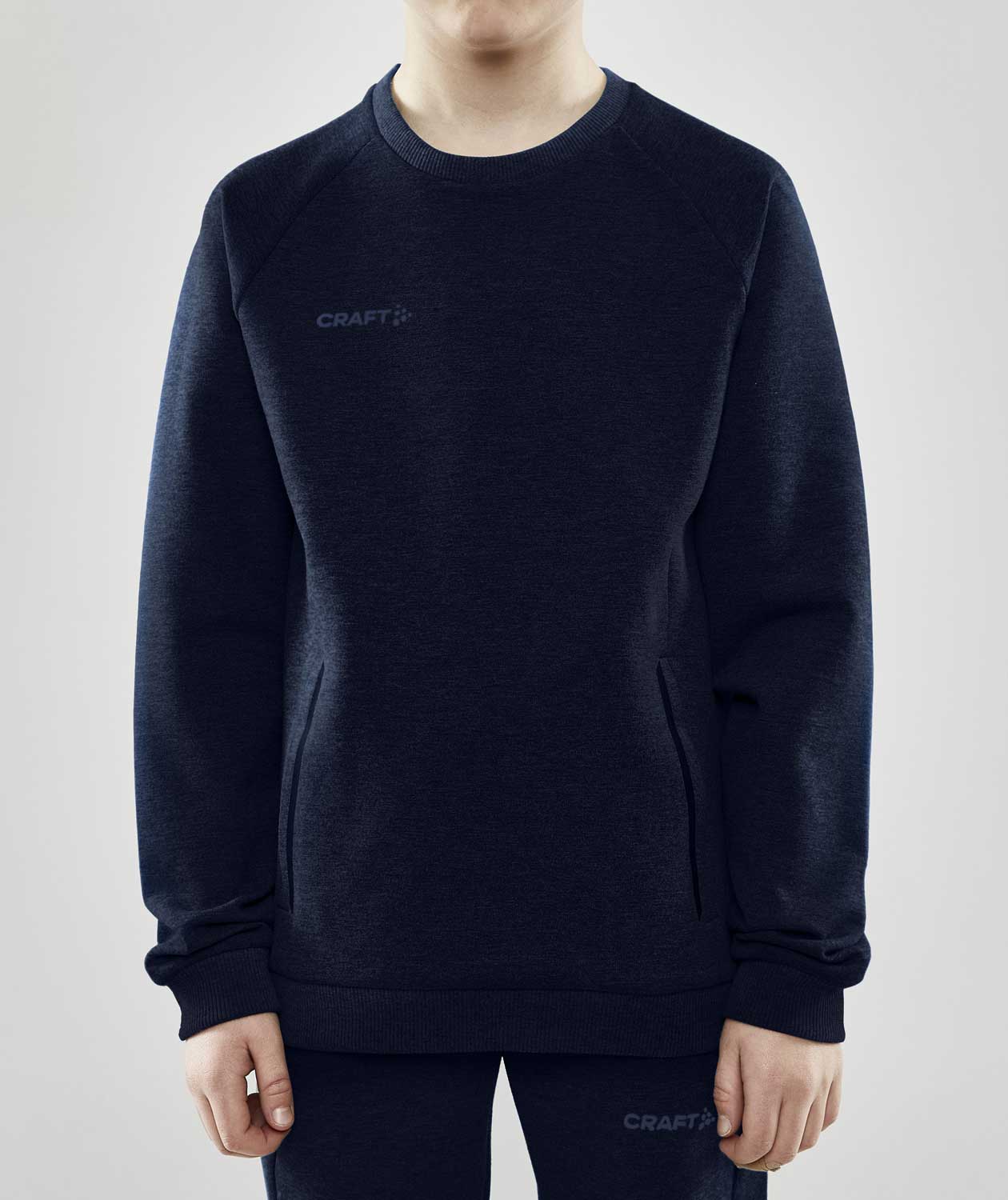 Craft Core Soul Crew sweatshirt til b&oslash;rn, M&oslash;rk navy, large image number 1