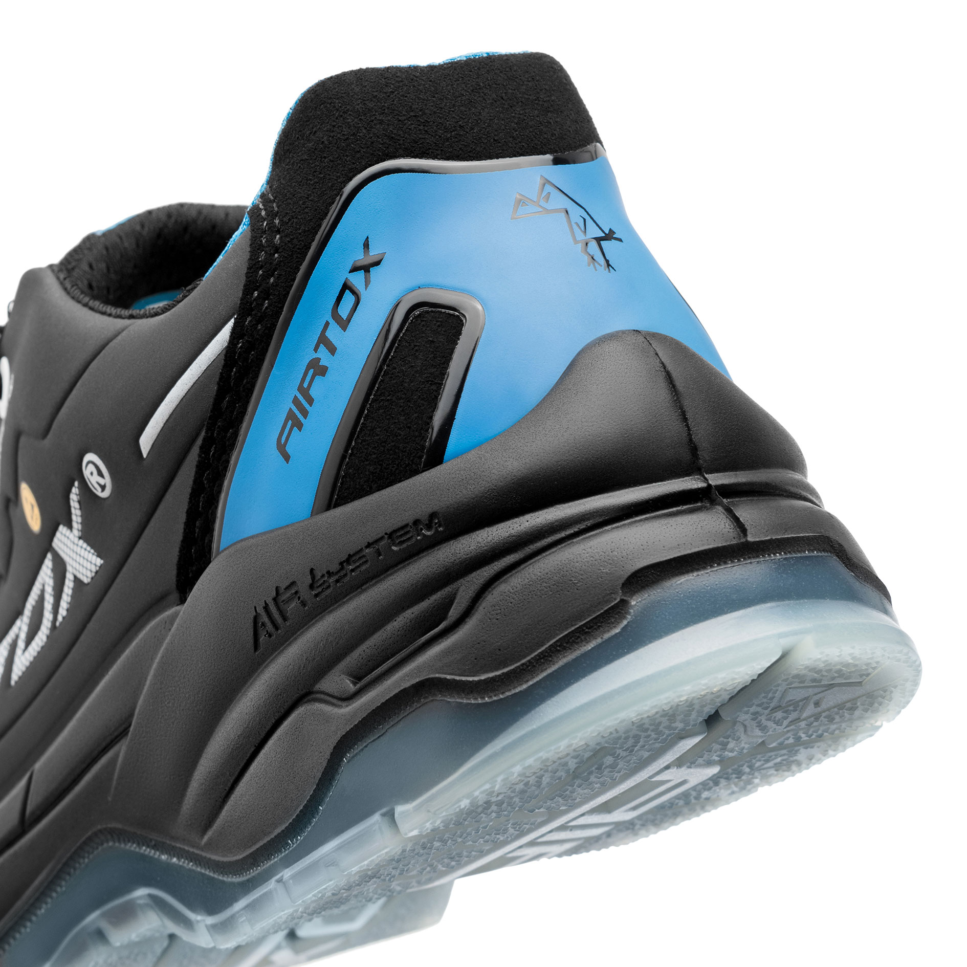 Airtox TX1 safety shoes S3, Black, large image number 5