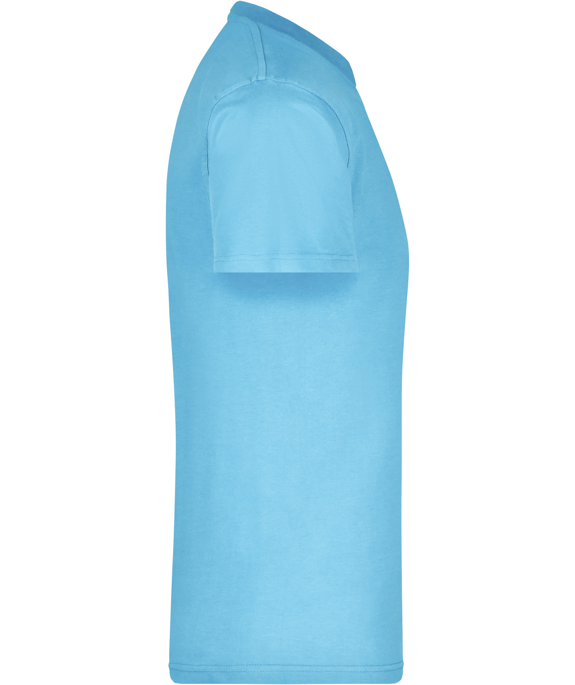 James & Nicholson T-Shirt Round-T Heavy, Sky Blue, large image number 2