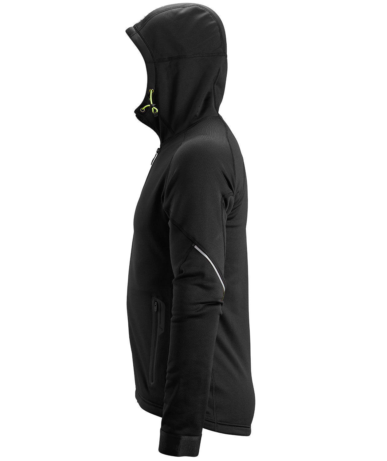 Snickers FlexiWork fleecetr&oslash;je 8002, Sort, large image number 3