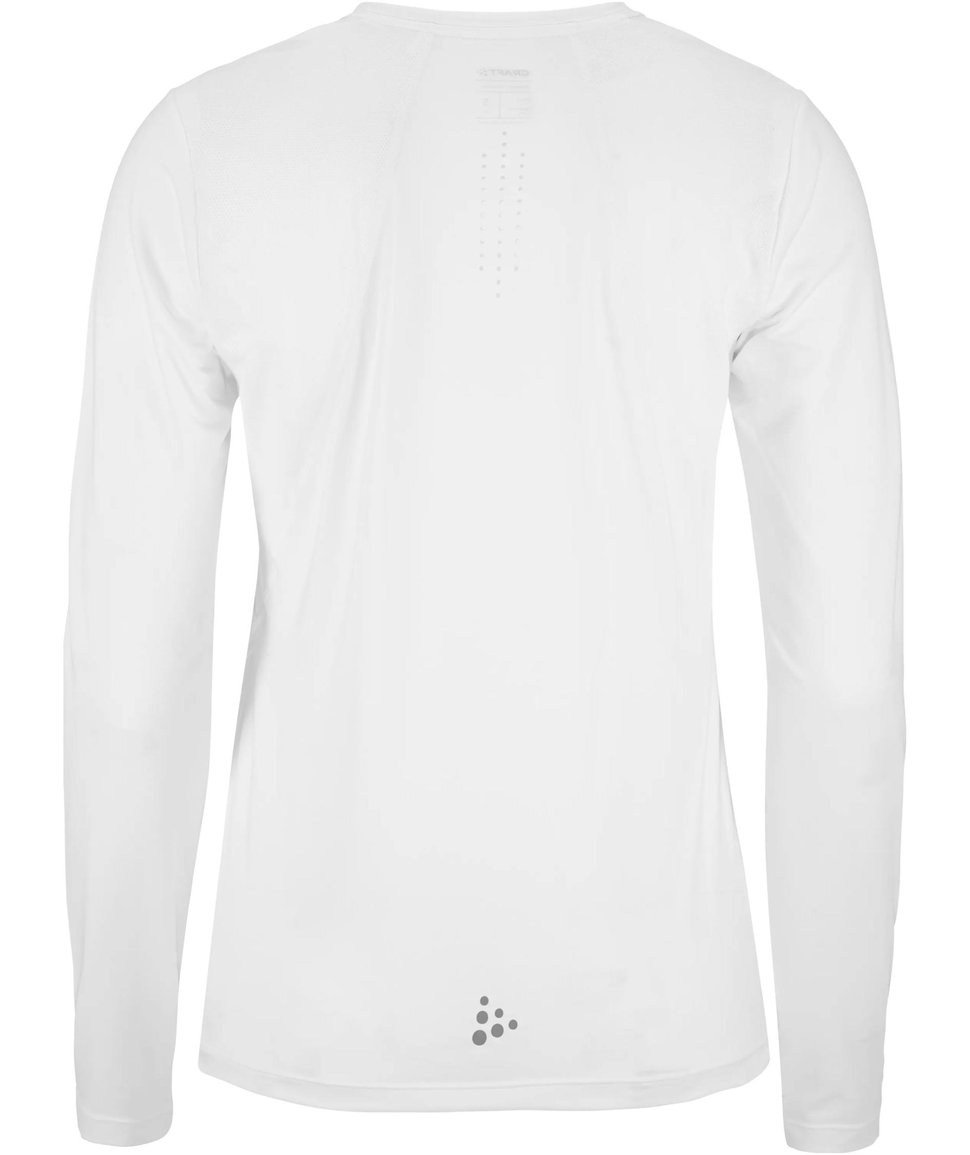 Craft ADV Essence l&aring;ng&auml;rmad T-shirt dam, White, large image number 2