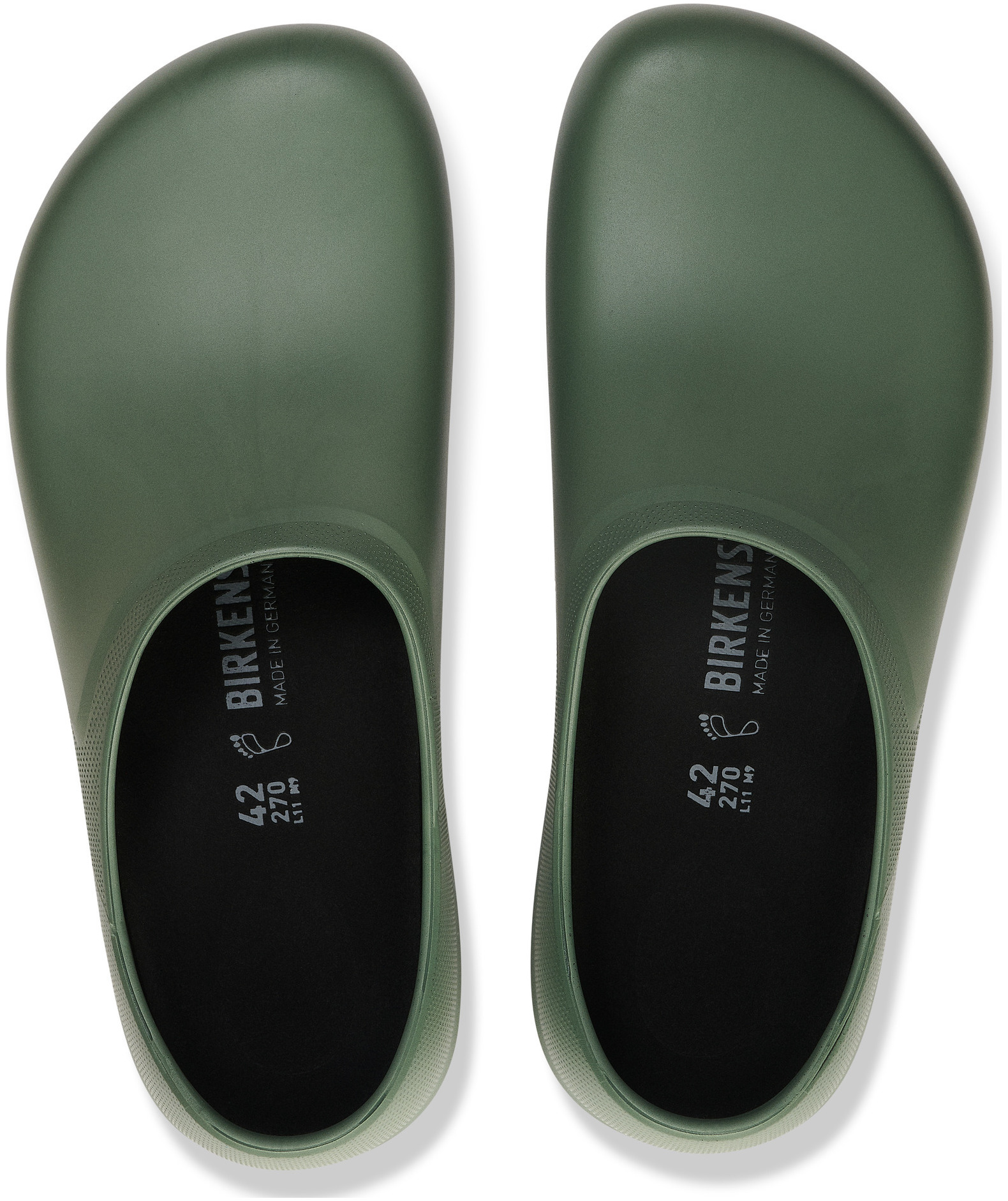 Birkenstock Profi Birki 2.0 Regular Fit tr&auml;skor OB, Thyme Green