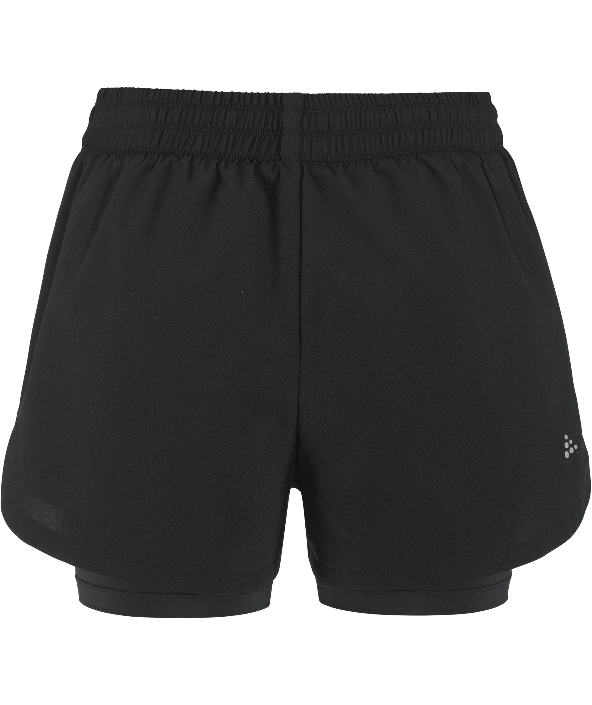 Craft ADV Essence 2-i-1 dame shorts 2, Black, large image number 2