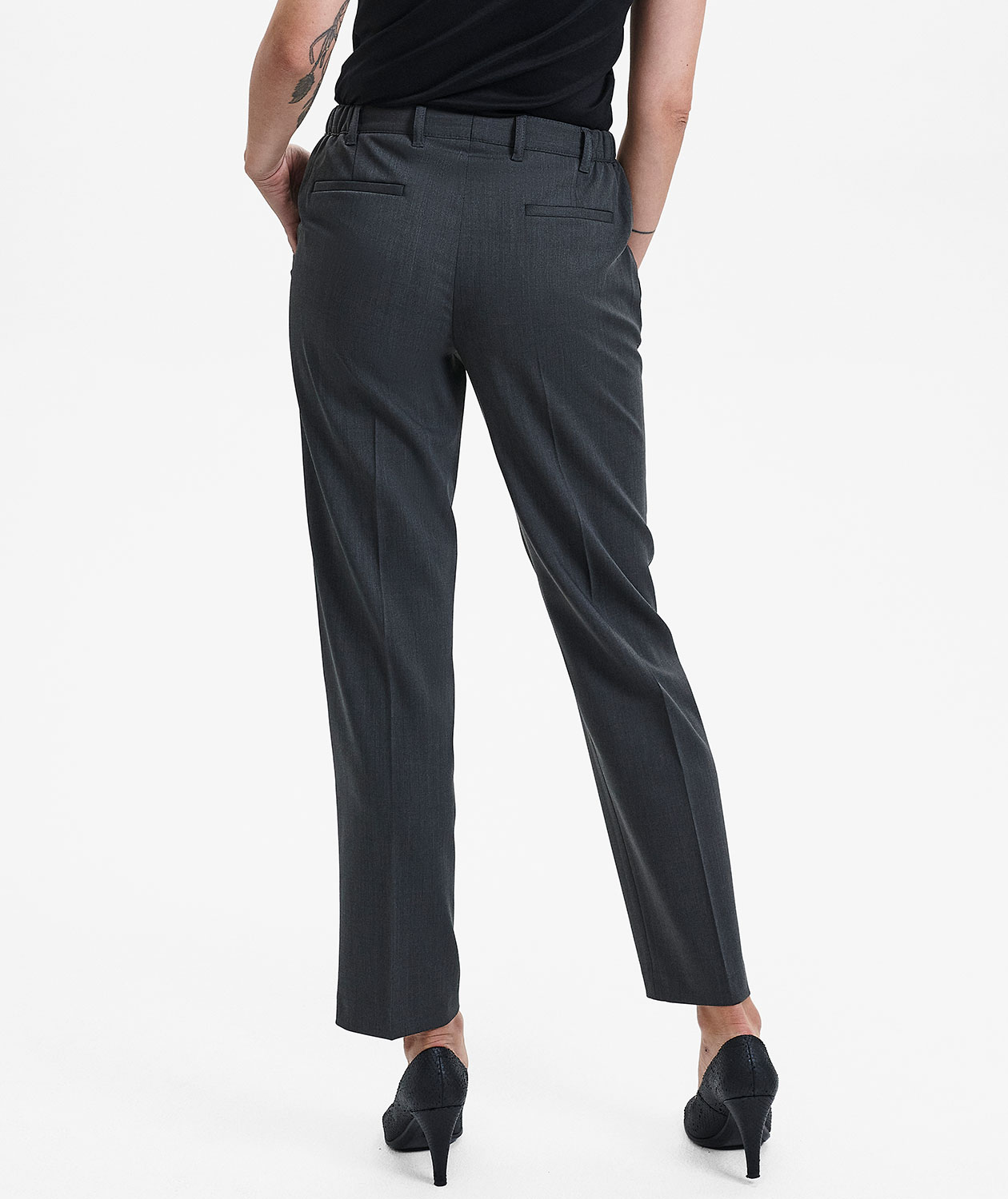 Sunwill Traveller Bistretch Comfort fit damebukser, Gr&aring;, large image number 3