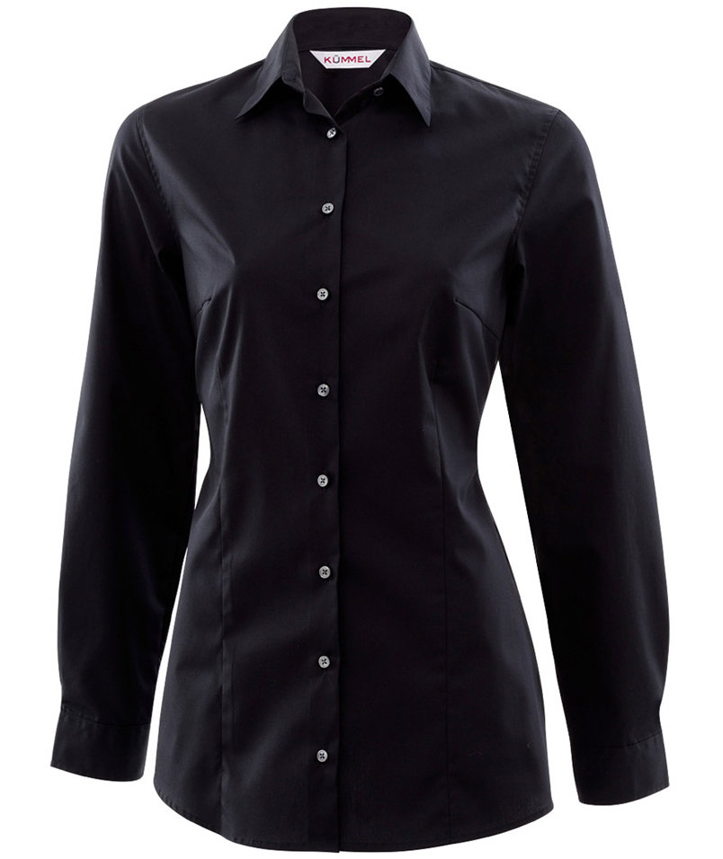 K&uuml;mmel M&uuml;nchen Classic fit dameskjorte, Sort, large image number 0