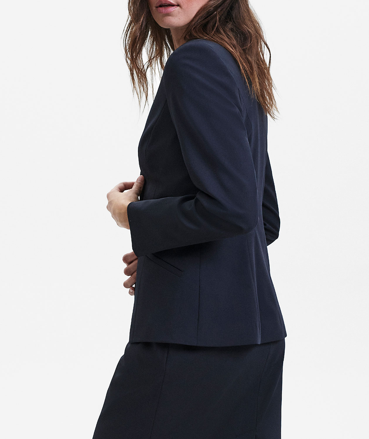 Sunwill Traveller Bistretch Regular fit kavaj dam, Navy, large image number 3