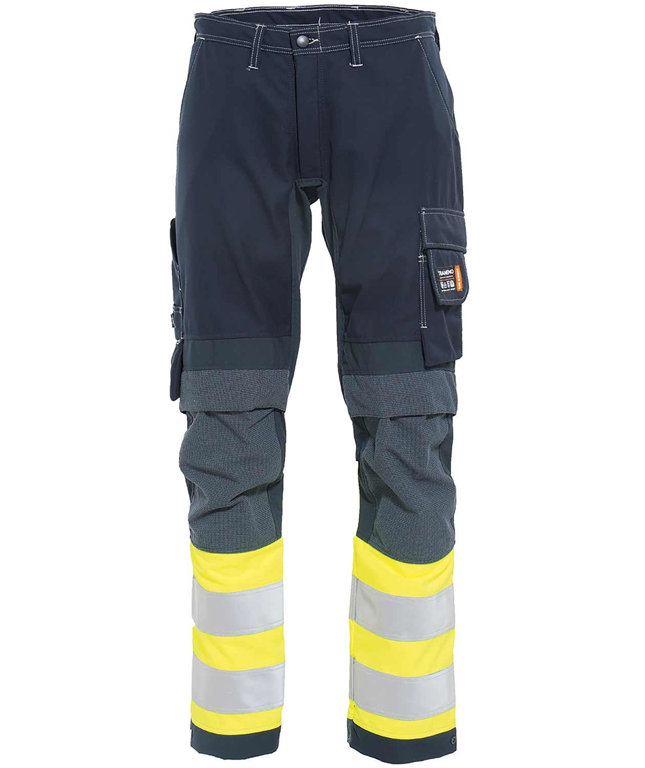 Tranemo Stretch FR women's work trousers, Marine/Hi-Vis yellow, large image number 0