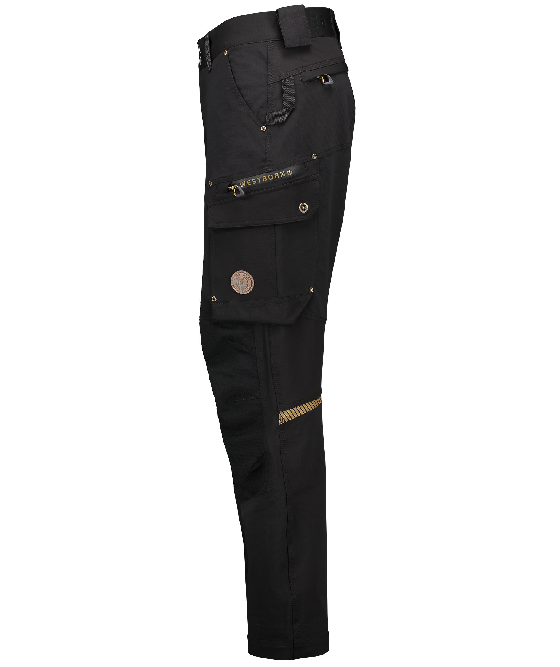 Westborn Arbeitshose full stretch, Black, large image number 5