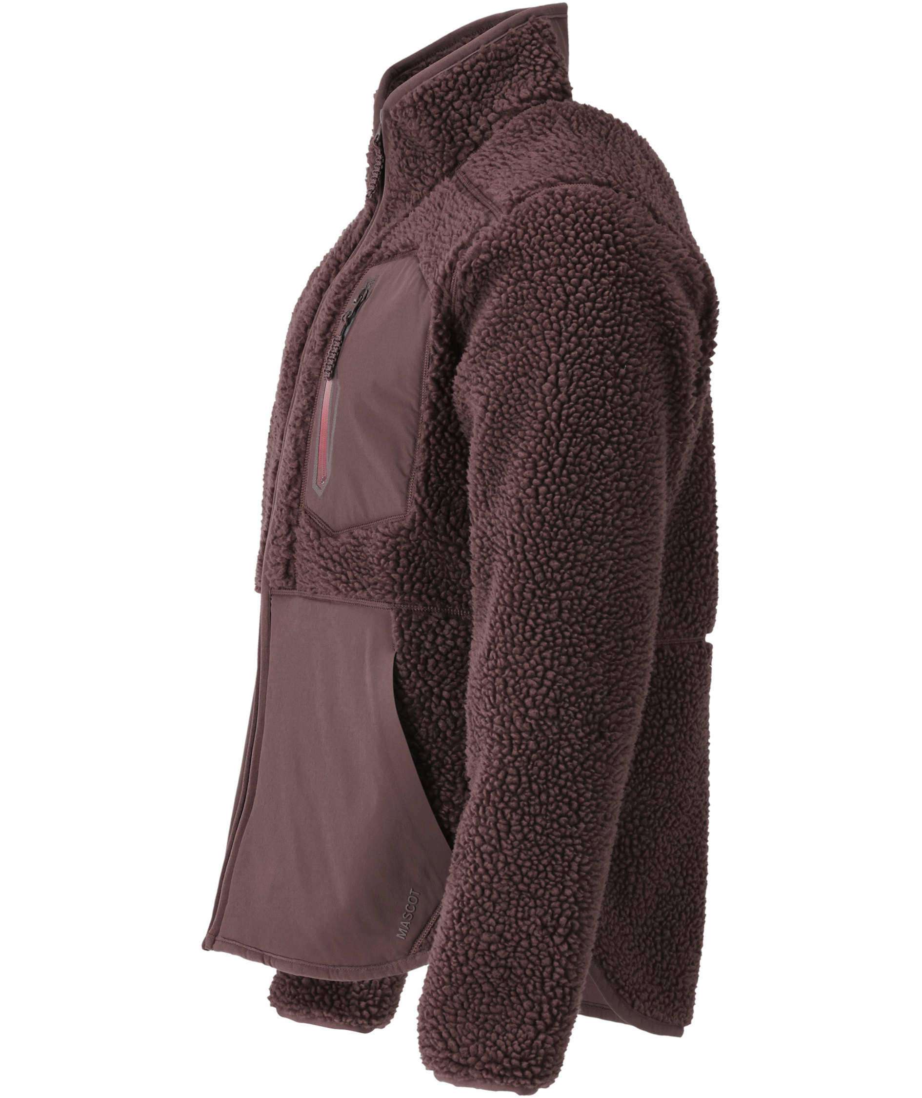 Mascot Customized fiberpelsjakke, Bordeaux, large image number 3