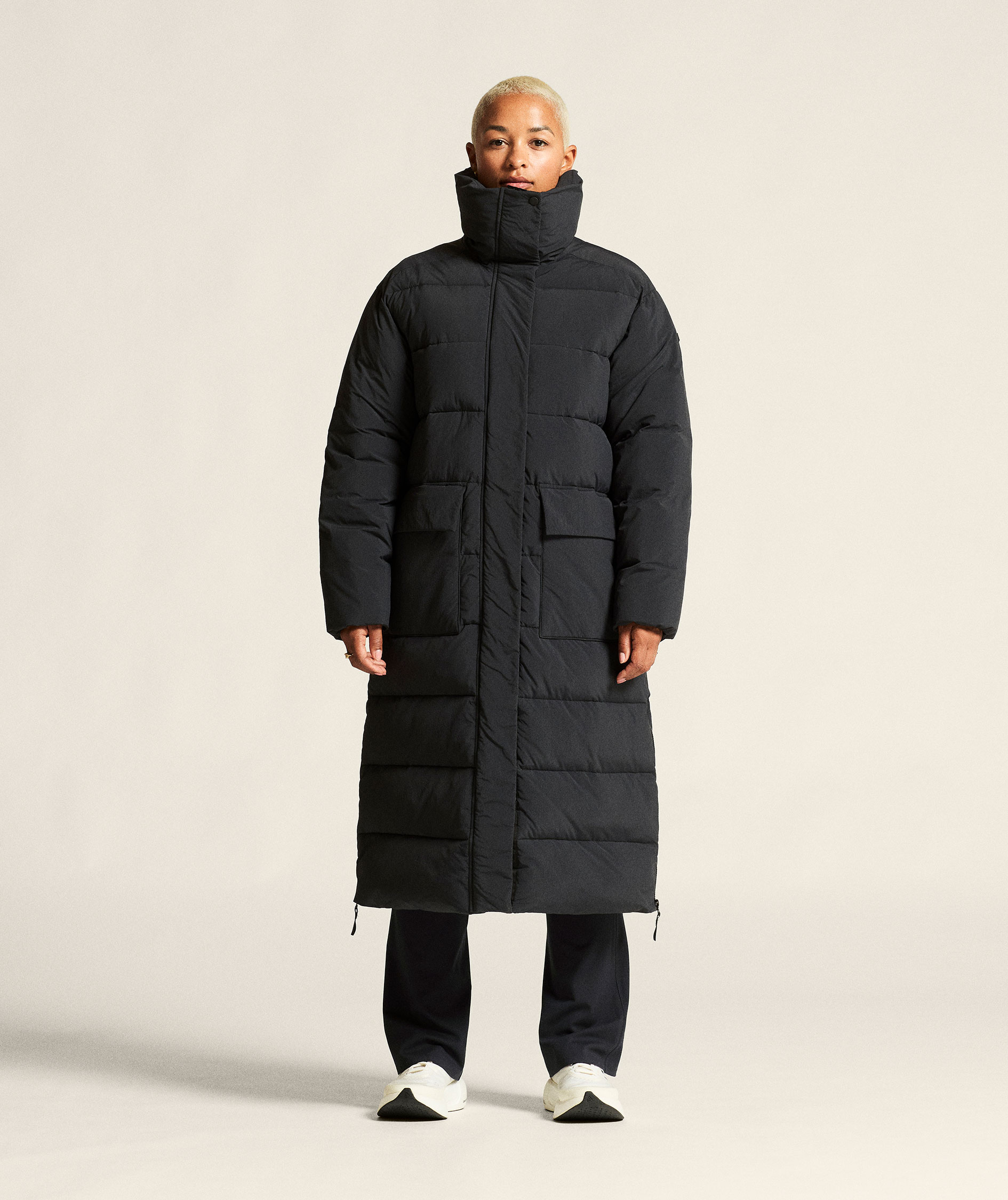 Craft Urban l&aring;ng vadderad vinterjacka dam, Black