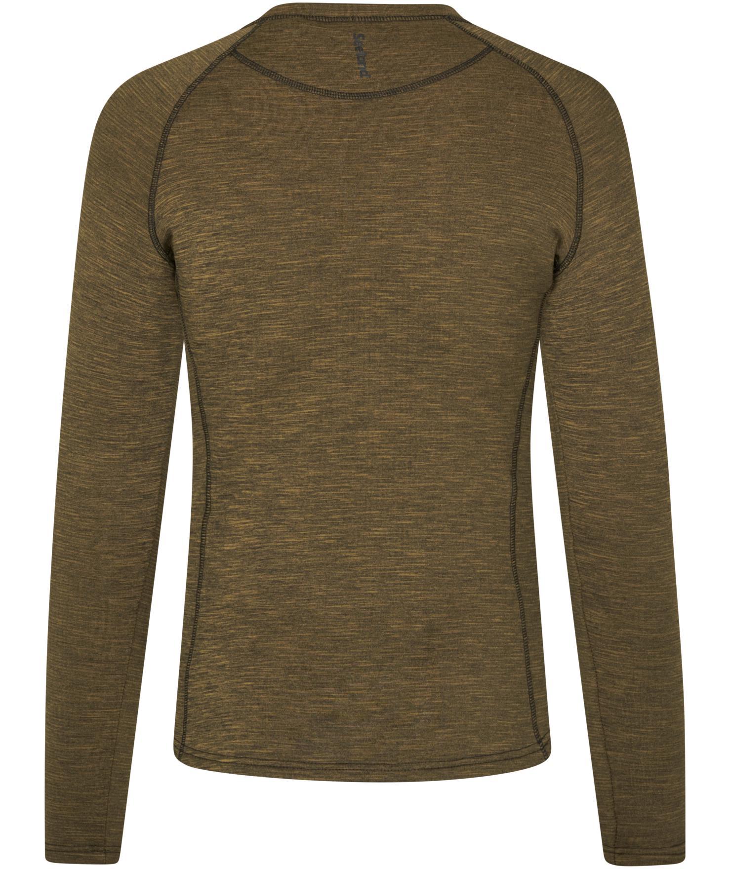 Seeland Peak Aia women's baselayer sweater, Military Olive Melange, large image number 2