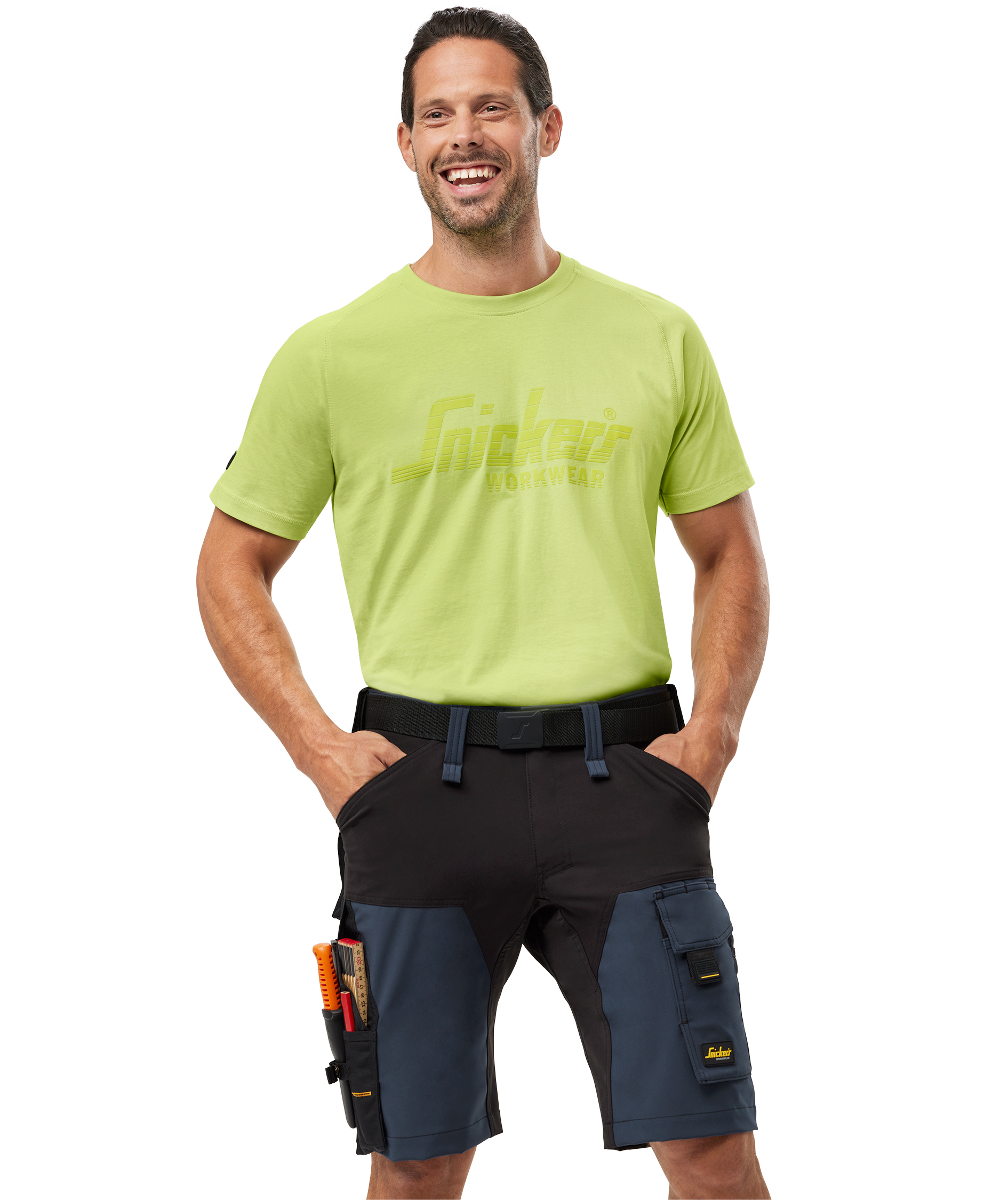 Snickers AllroundWork arbeidsshorts 6173 full, Navy/black