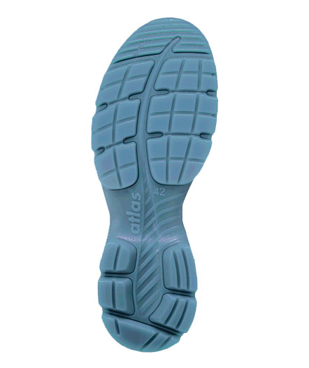 Atlas Flash 1600 W12 safety sandals S1, Black