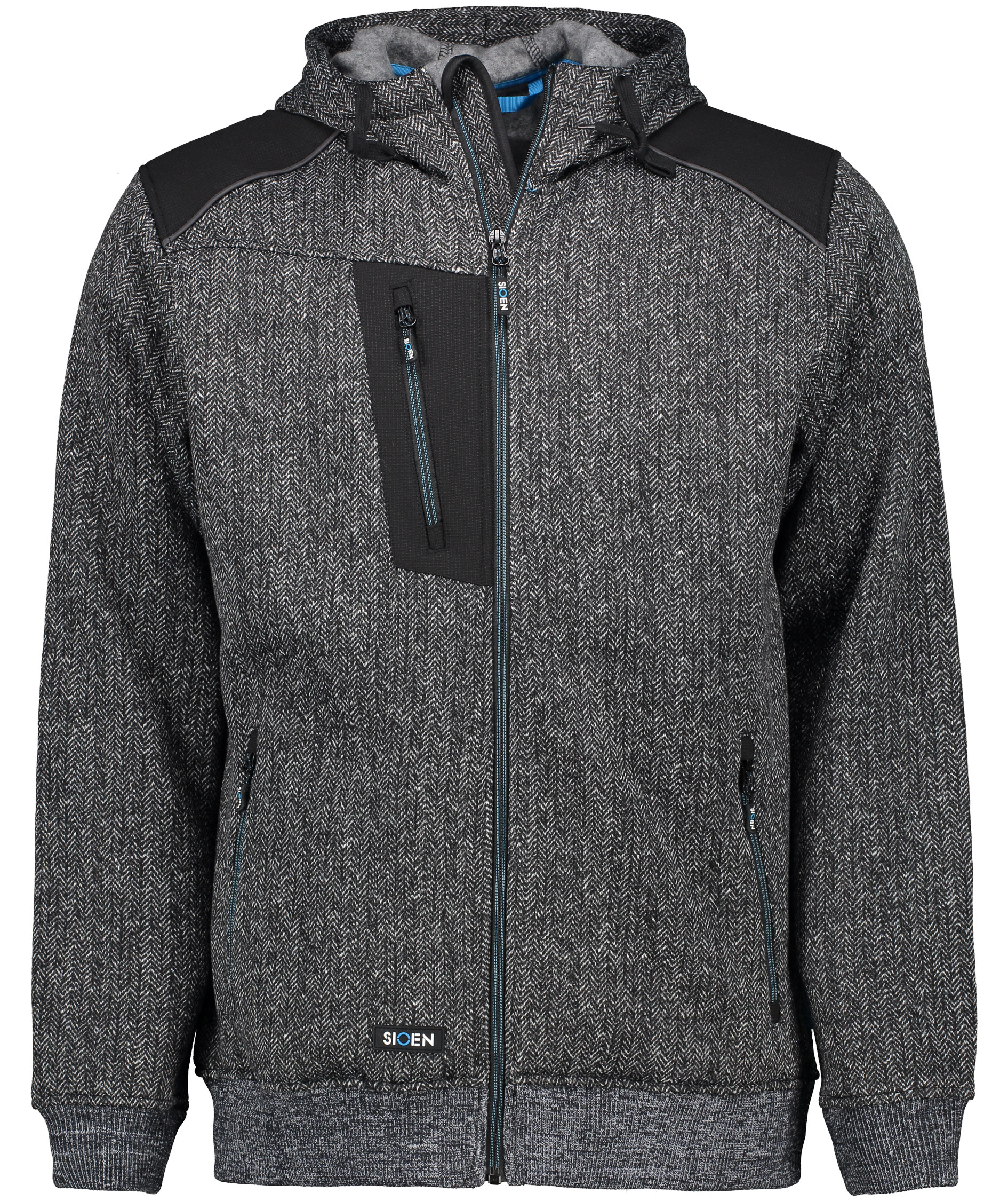 SIOEN Hayton stickad jacka, Grey